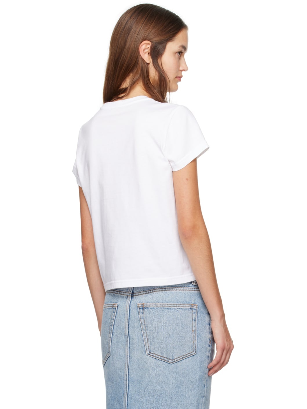 White Shrunken T-Shirt - 3