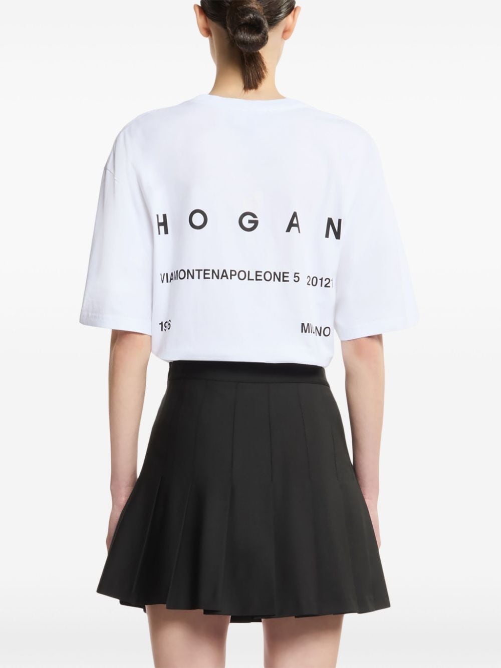 logo-print cotton T-shirt - 4