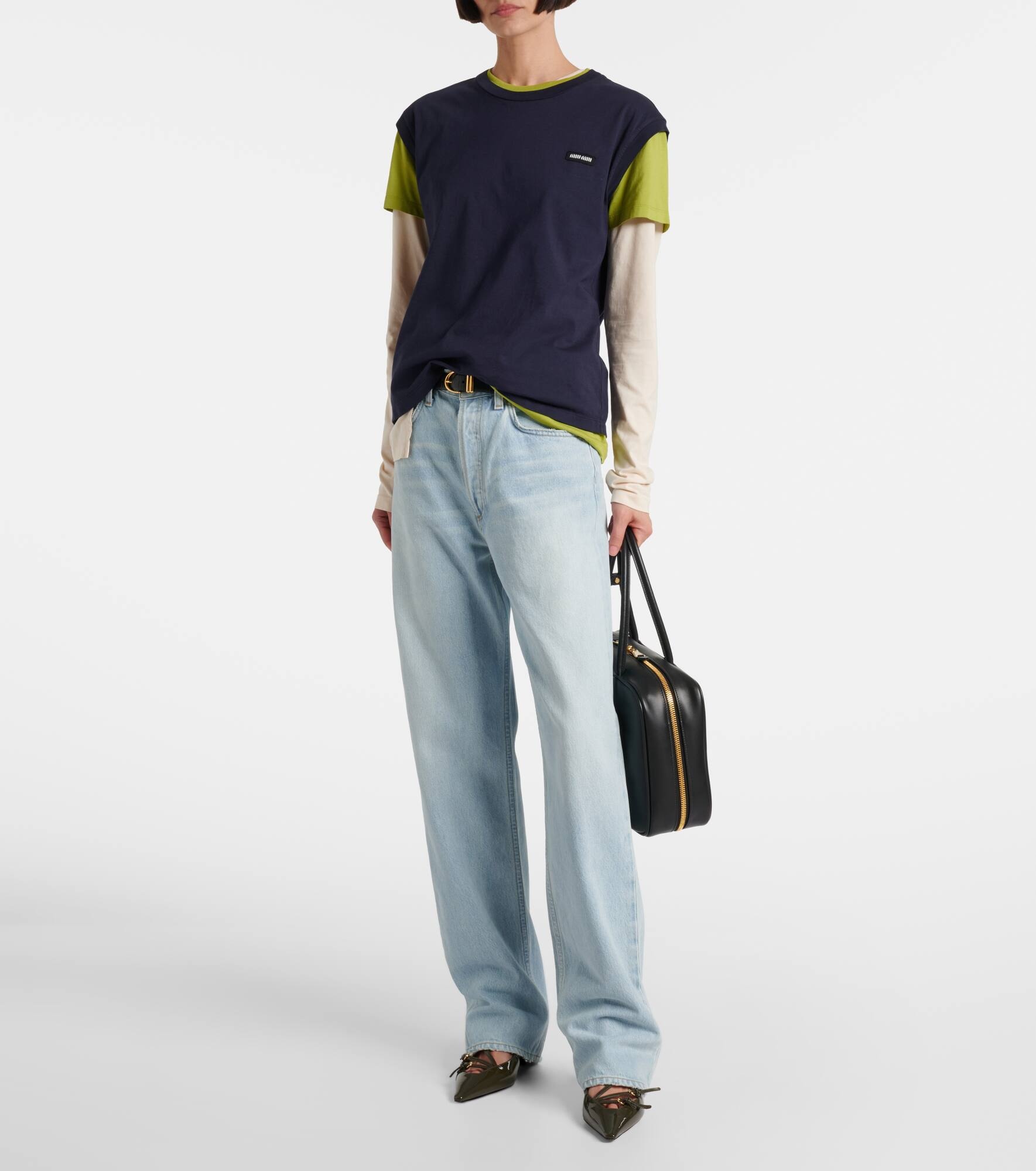 Kelly high-rise straight jeans - 2