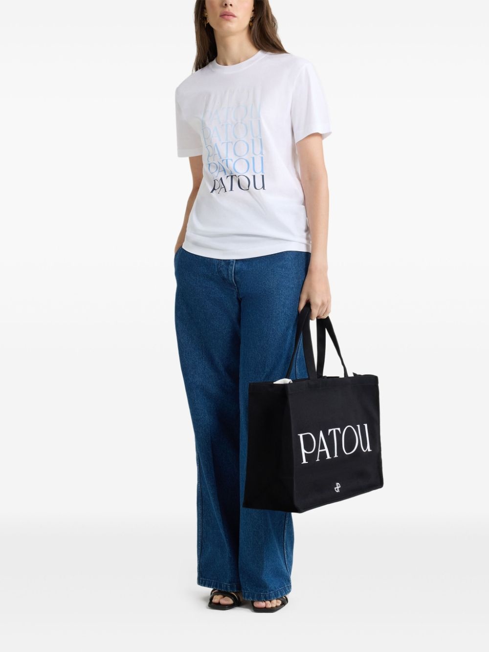 logo-print T-shirt - 2