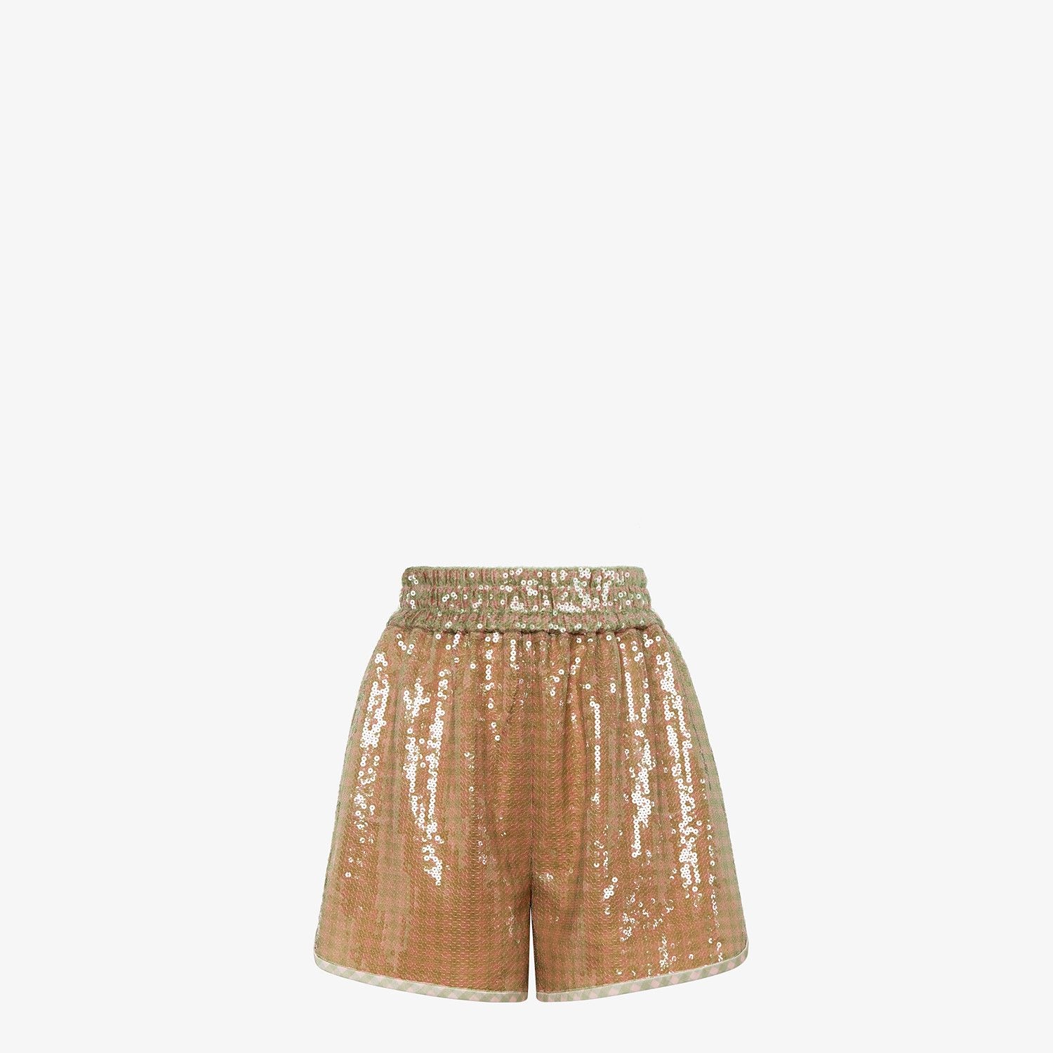 Check sequin shorts - 1