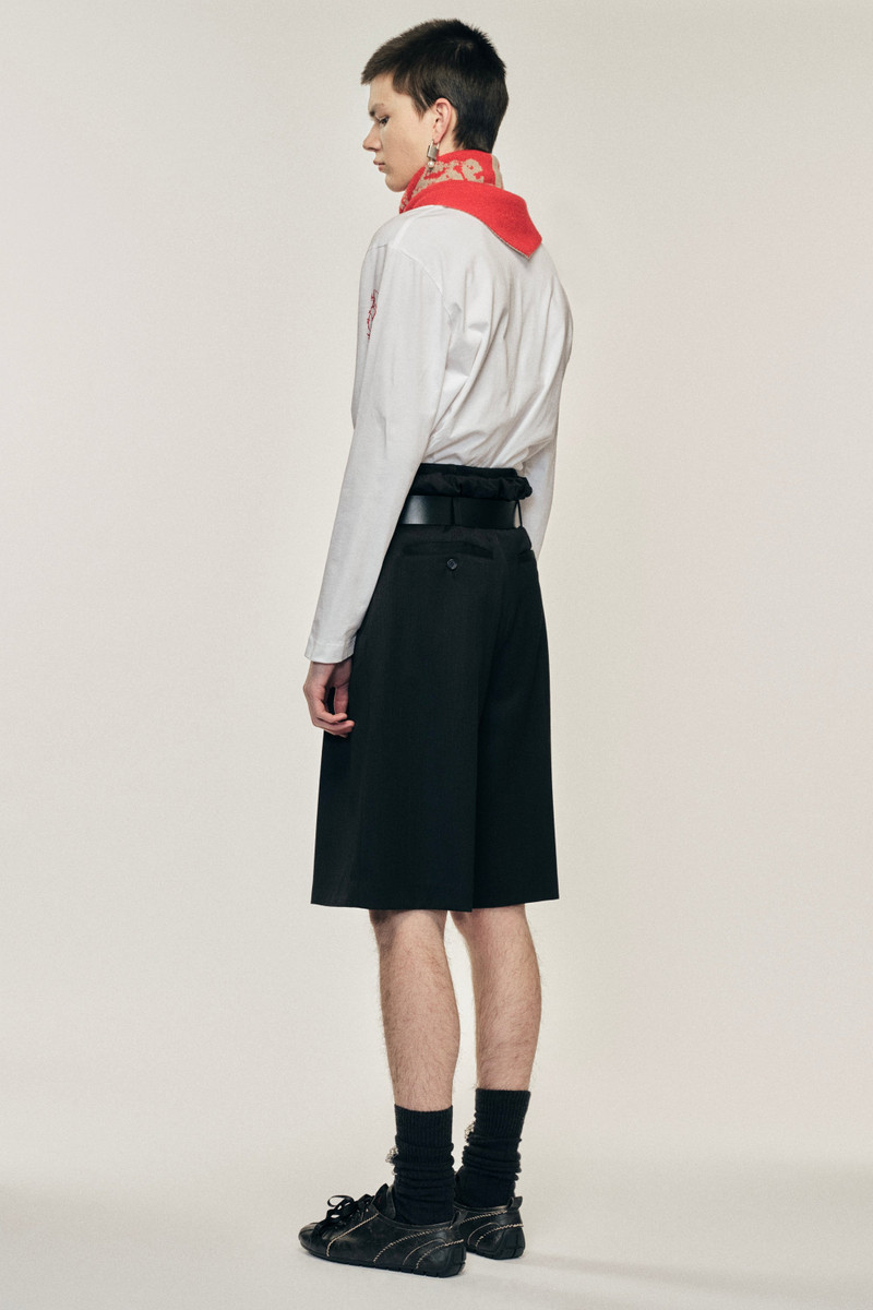 Simone Rocha Wide Leg Multi Belt Loop Shorts outlook