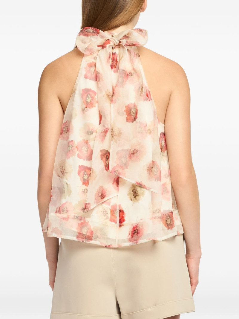 floral halterneck blouse 4