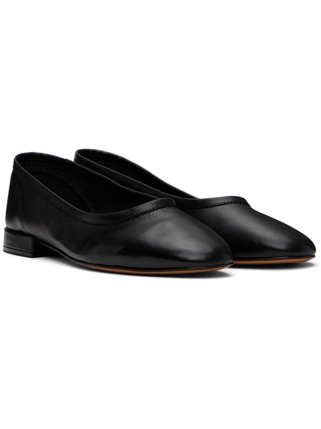 Black Serafina Ballerina Flats - 7