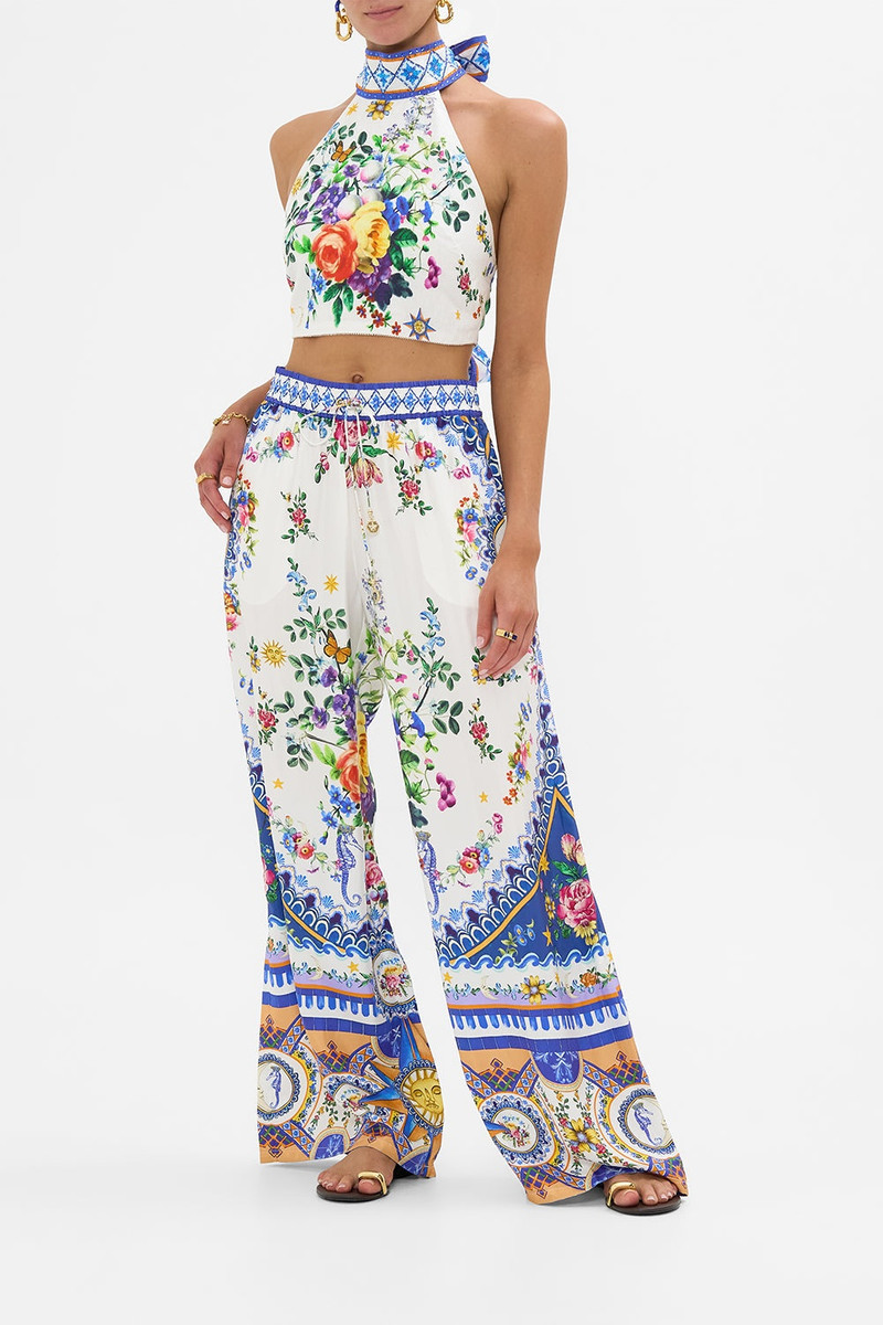 CAMILLA HALTER TIE BACK TOP outlook