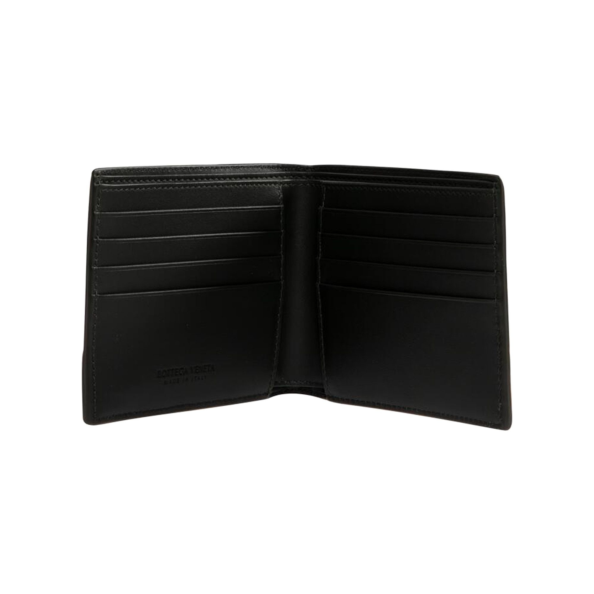 Bottega Veneta Leather Wallet 'Dark Green/Silver' - 2
