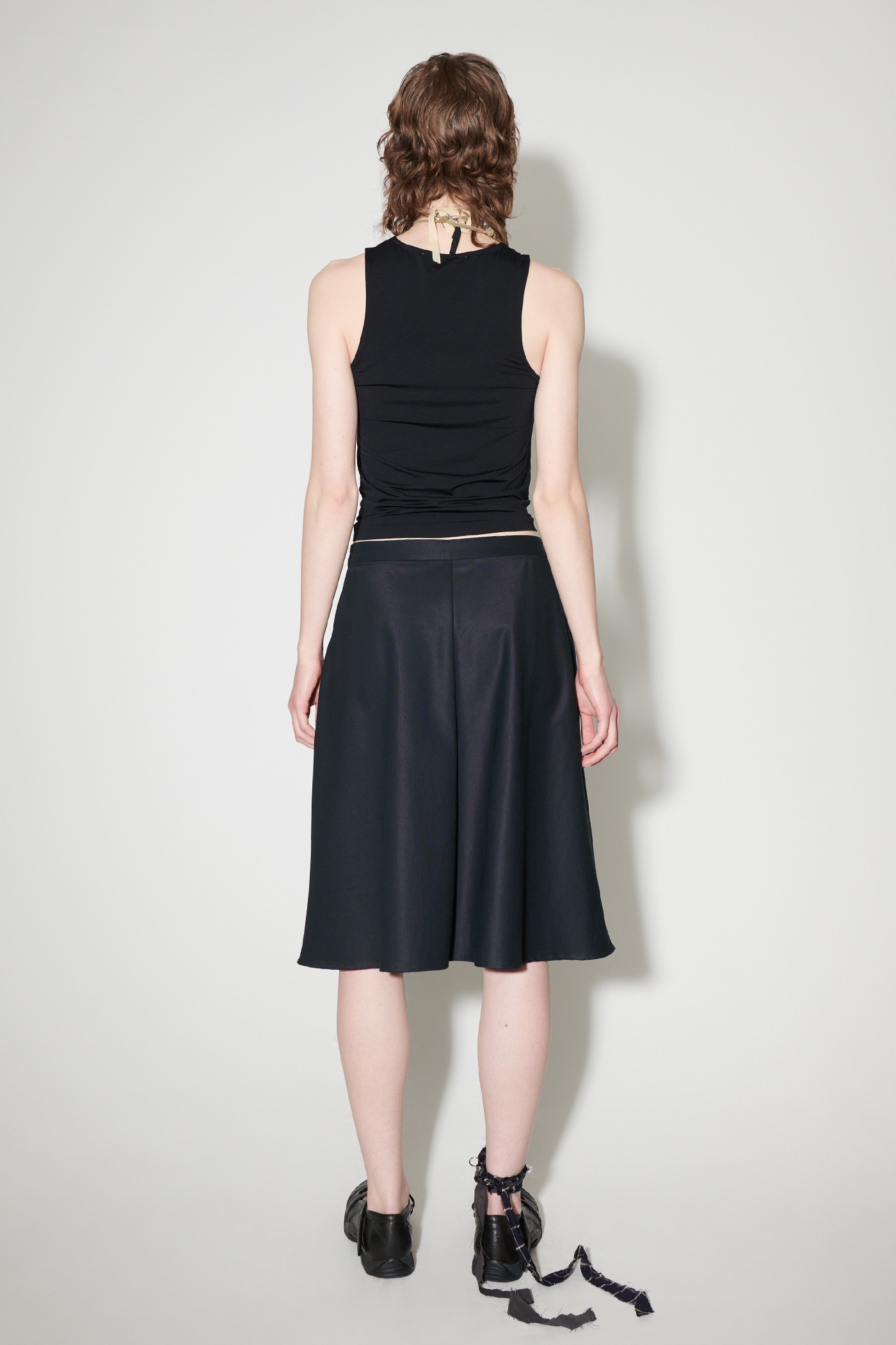 Curtain Skirt Deluxe Black Exquisite Wool - 5