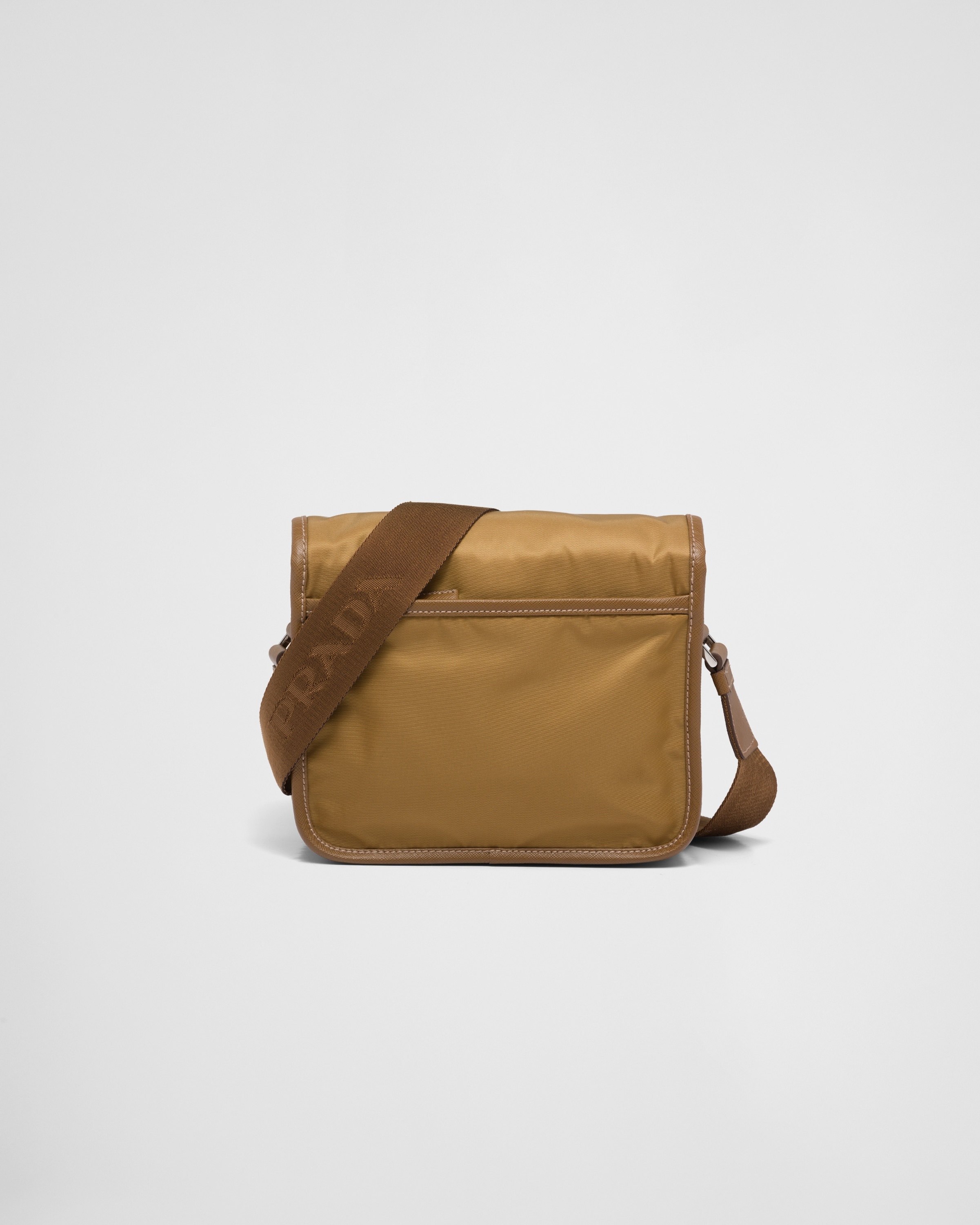 Re-Nylon and Saffiano leather shoulder bag - 4
