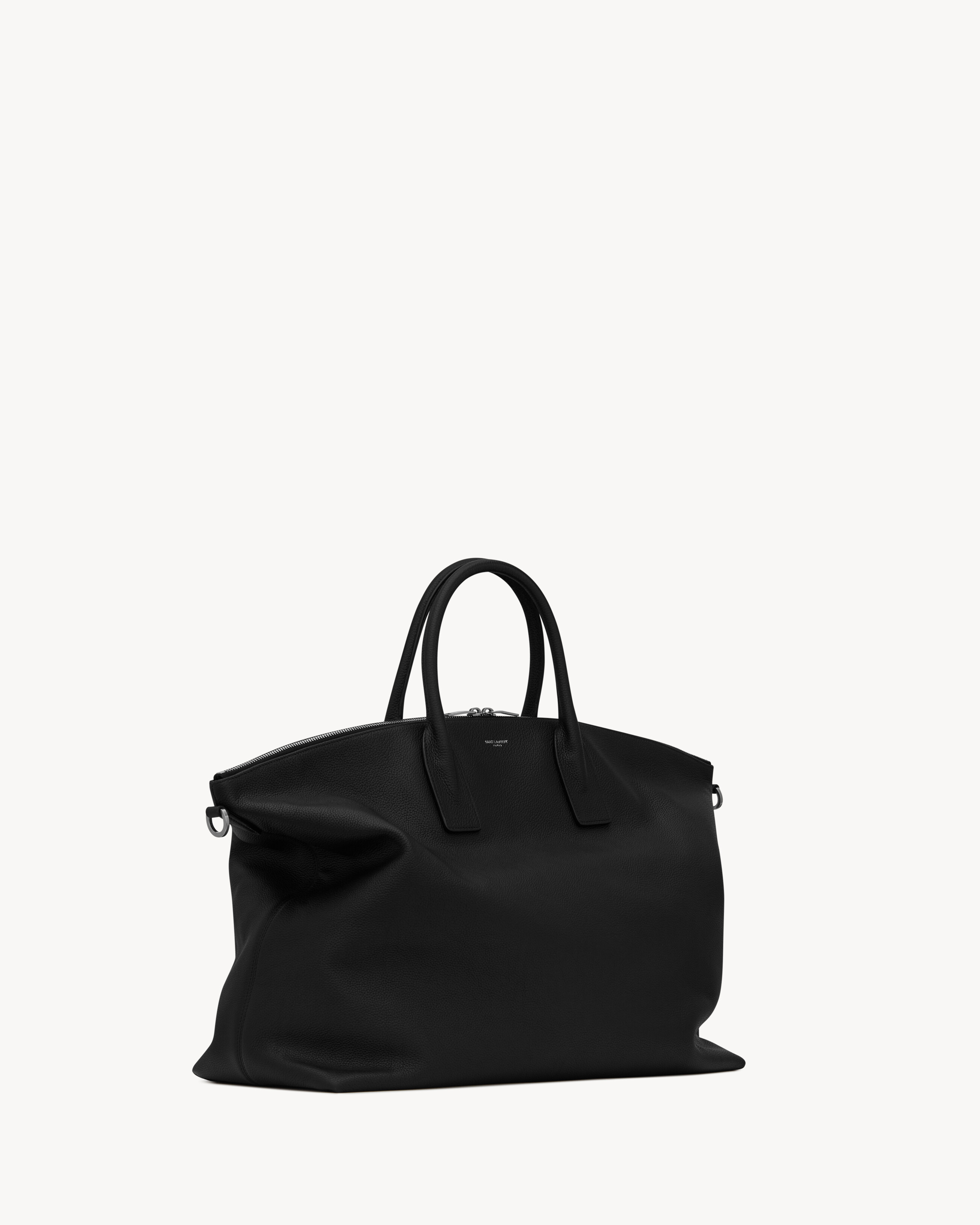 GIANT BOWLING BAG IN SOFT GRAINED LEATHER - 4