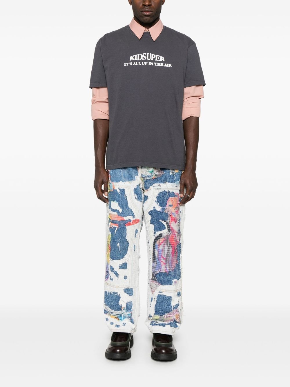 distressed trousers - 2