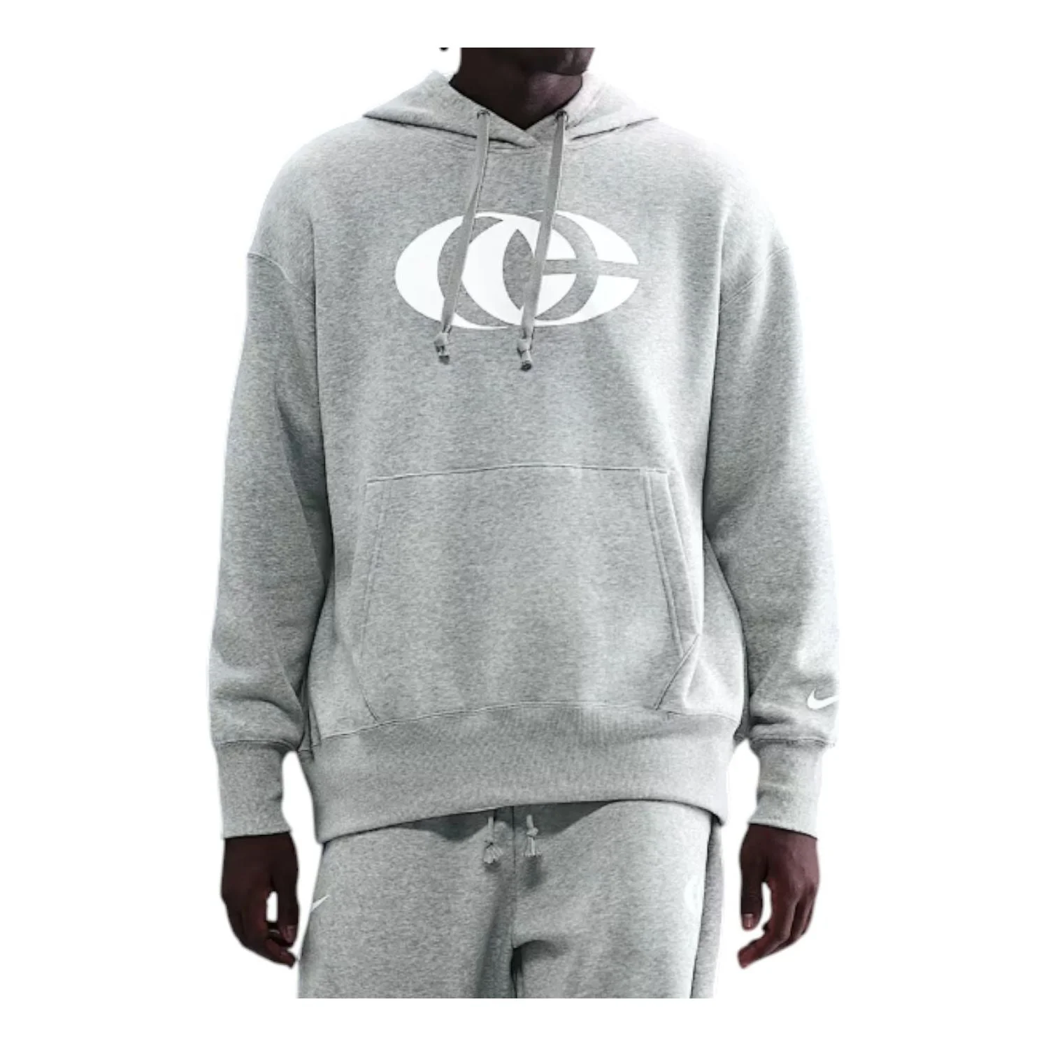 Nike x Caitlin Clark Fleece Hoodie 'Grey' IQ5642-063 - 1