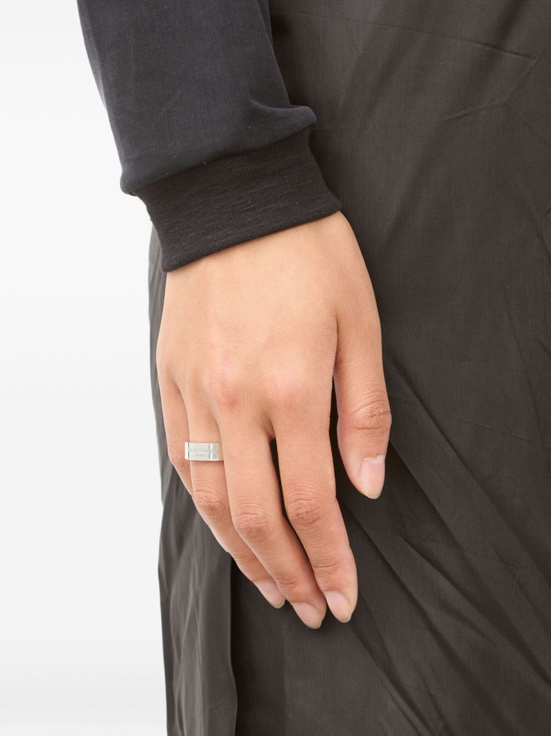 Maison Margiela logo-engraved ring outlook