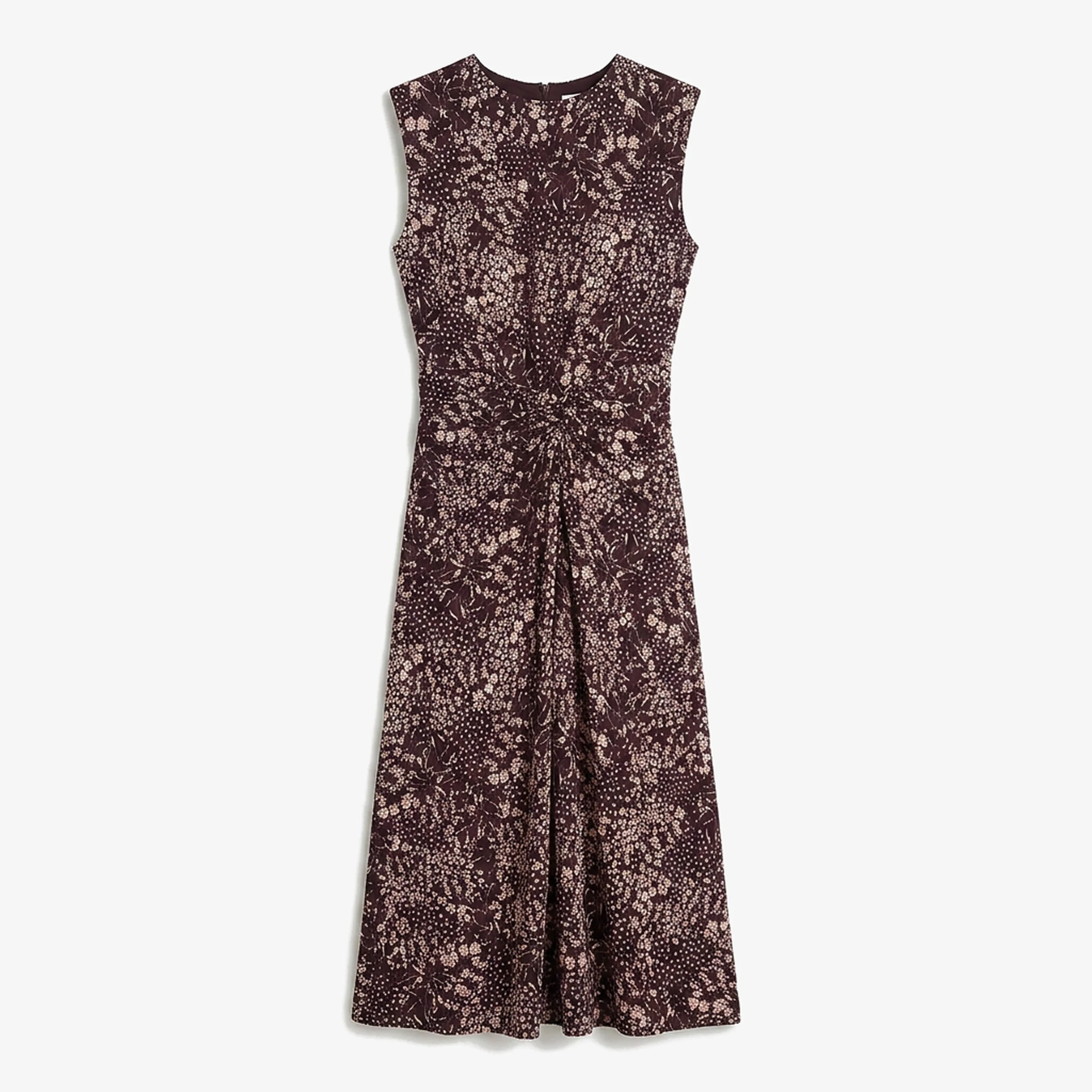 Zita Drape Dress - Light Printed Jersey - 1