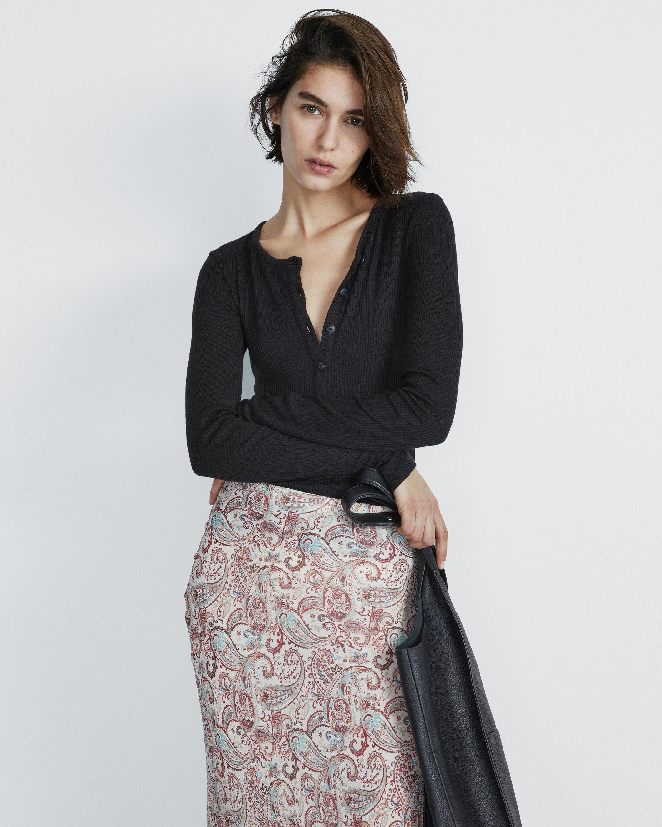 Wren Paisley Silk Skirt
Maxi Skirt - 2