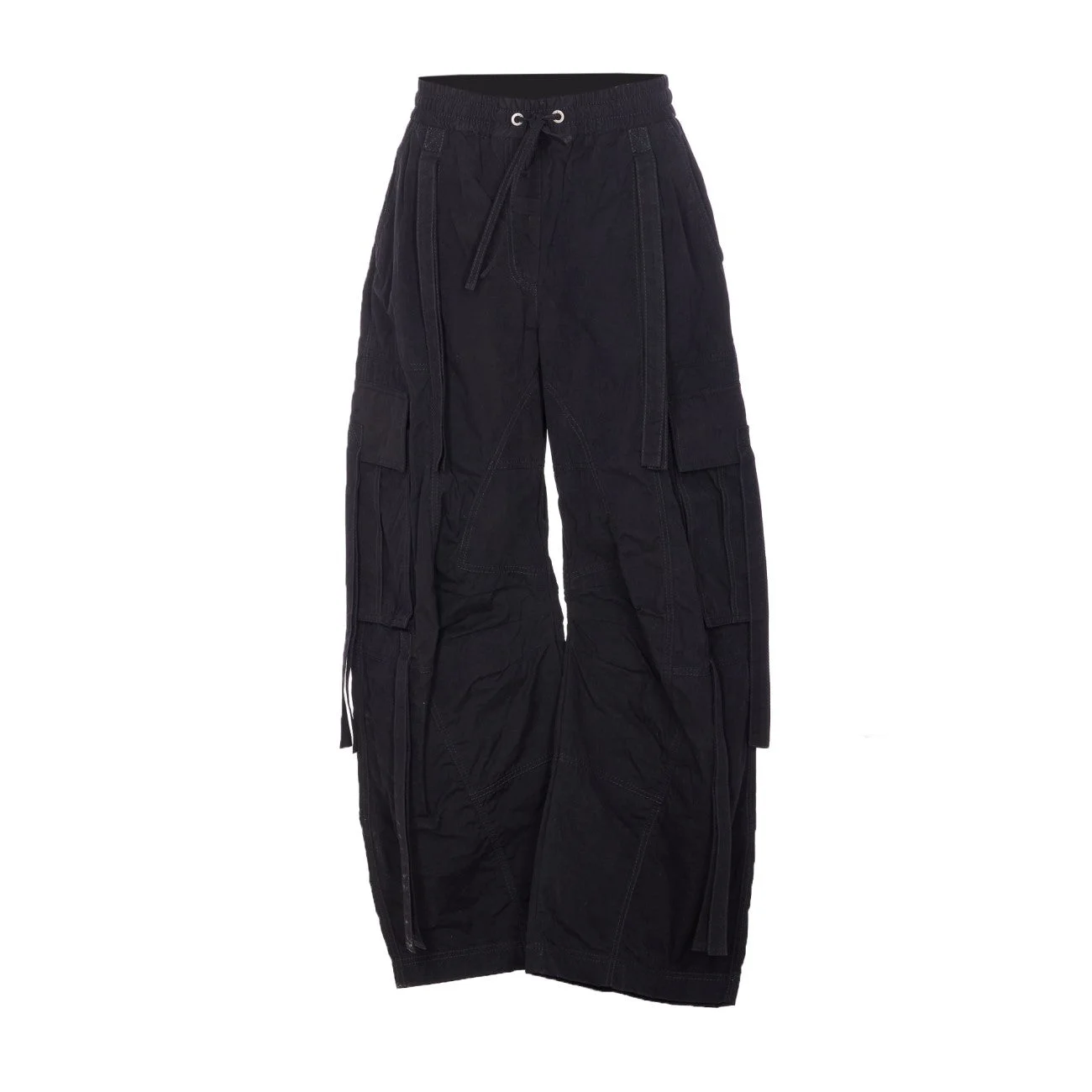 Dolce&Gabbana Women Waxed Faille Cargo Pants - 1