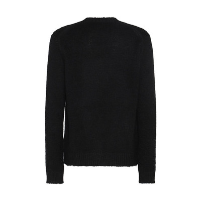 Jil Sander black wool knitwear outlook