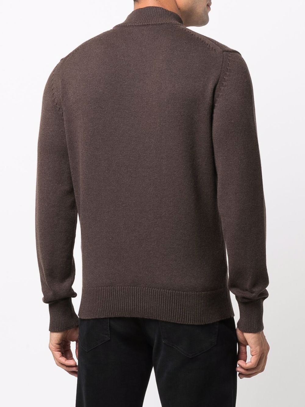 crew-neck cashmere jumper - 4