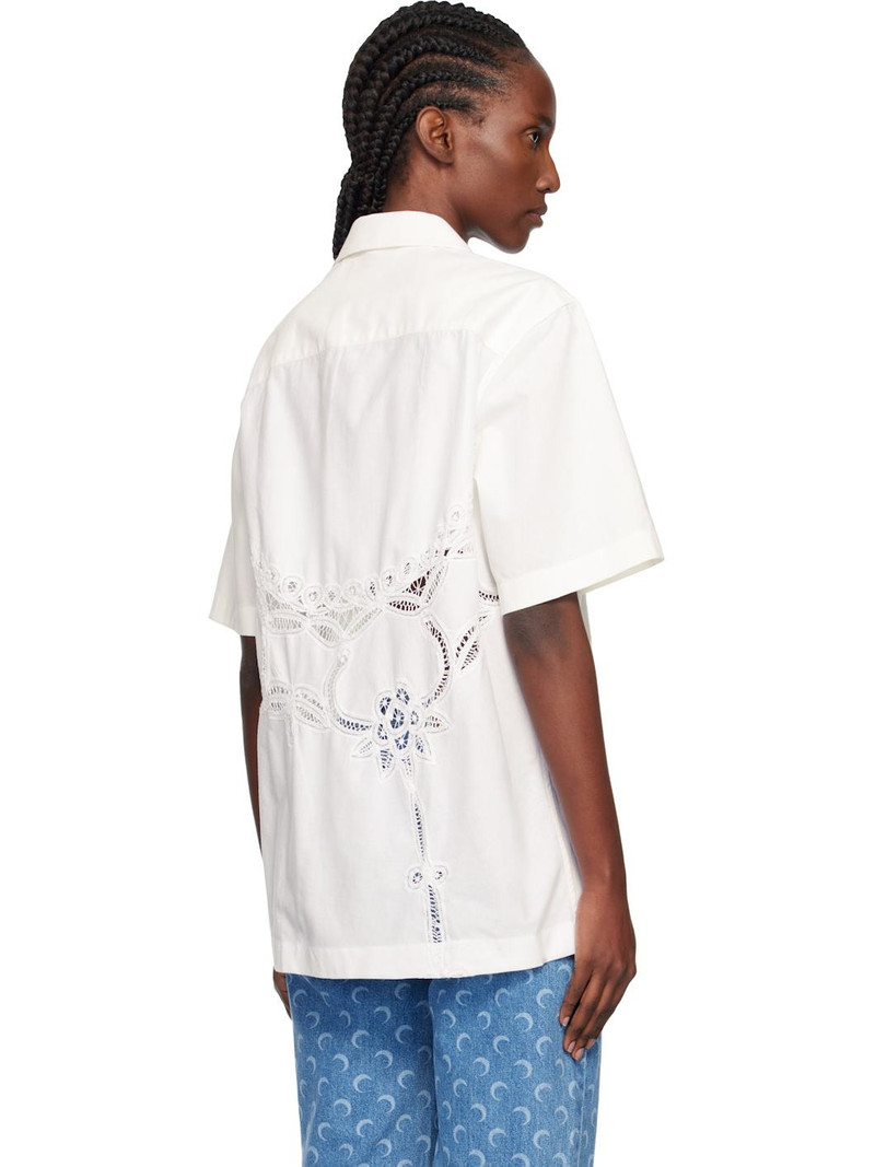 Off-White Regenerated Household Linen S/S Bowling Shirt 3