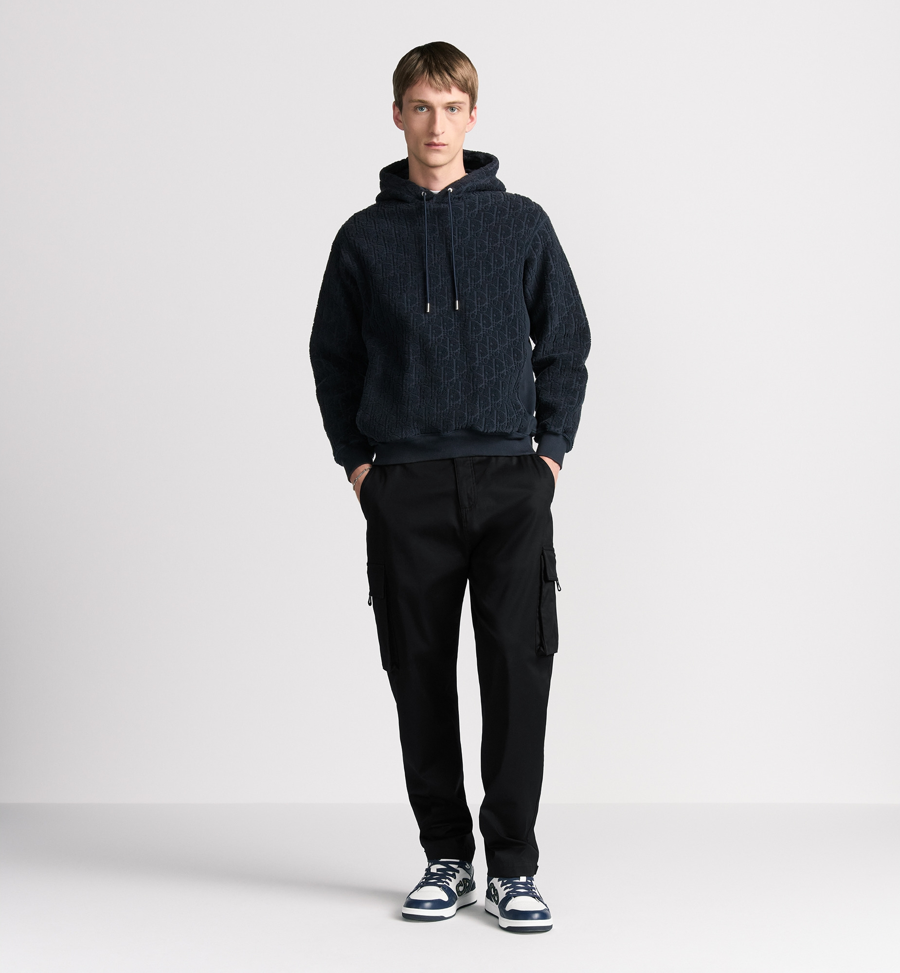 Dior Oblique Relaxed-Fit Hooded Sweatshirt - 3