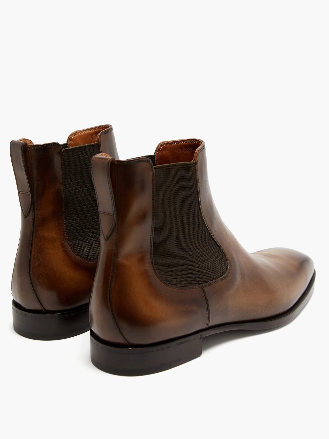Blake squared-toe Venezia-leather Chelsea boots - 4