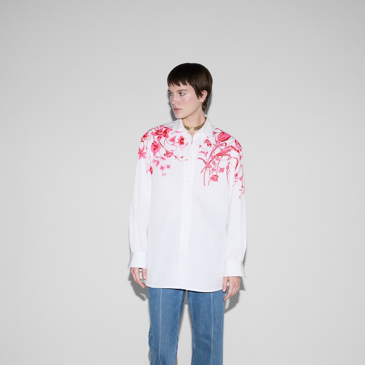 Cotton poplin shirt - 3
