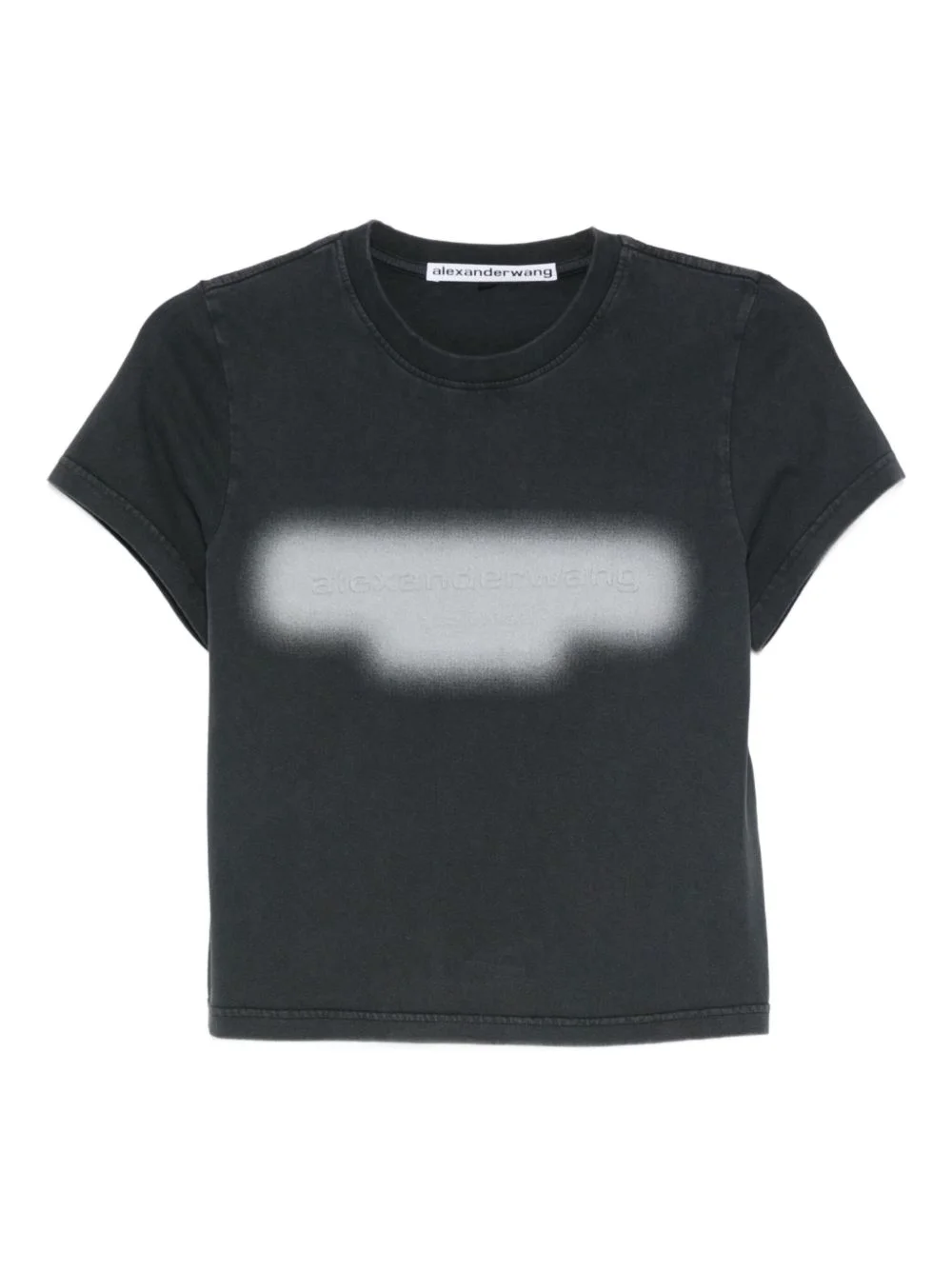 embossed graphic-print T-shirt - 1