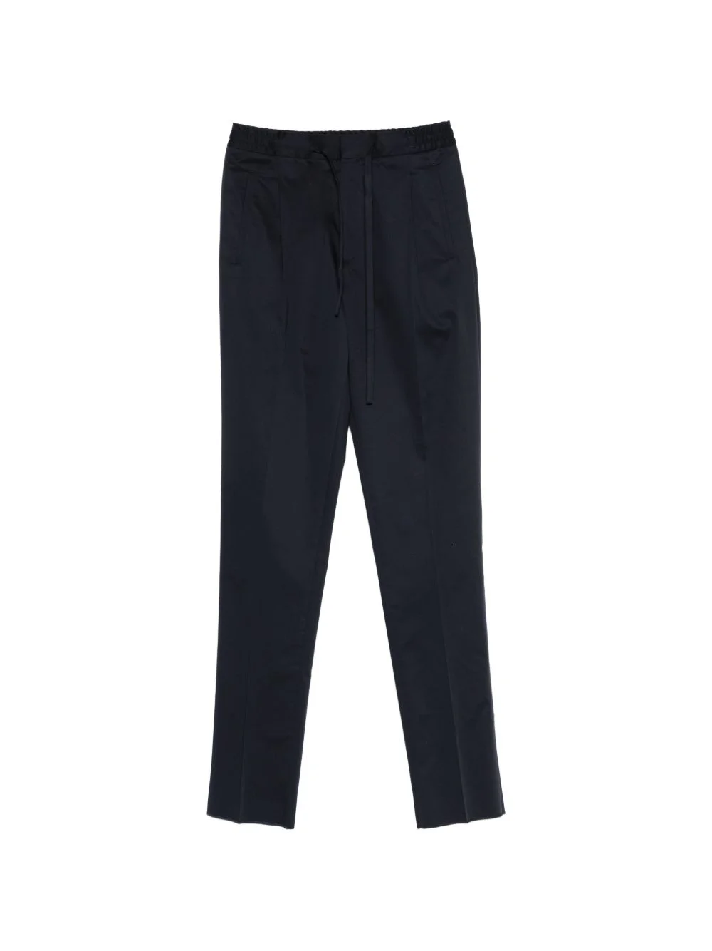 pleated drawstring trousers - 1
