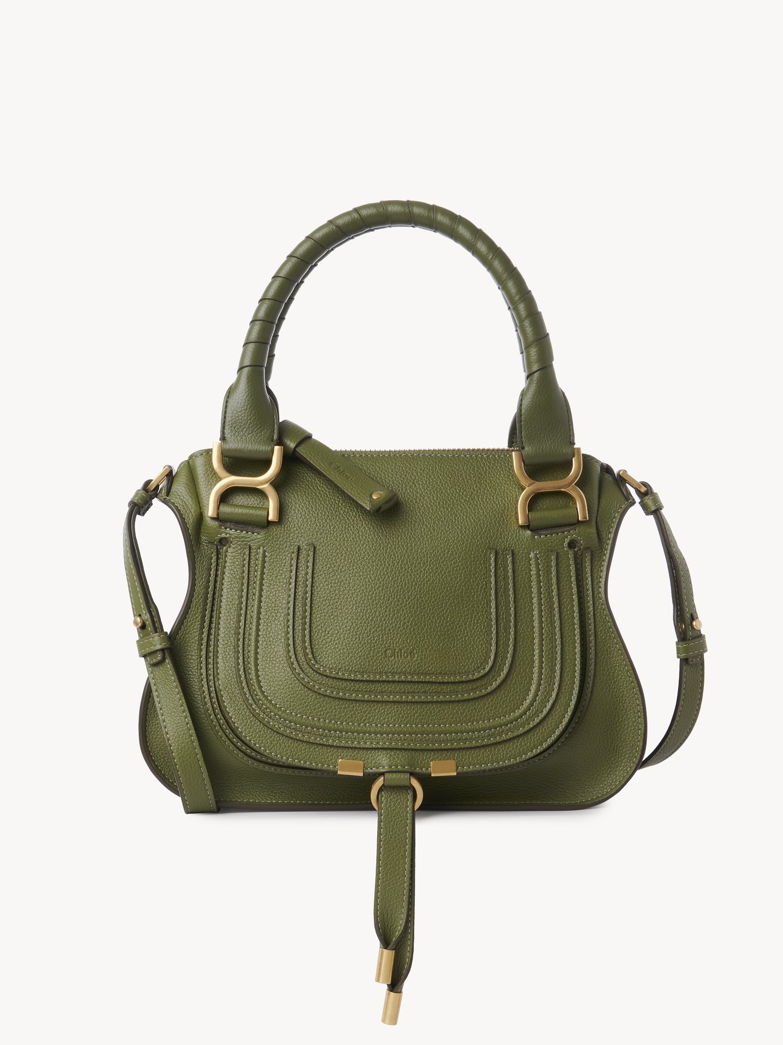 Chloé 'marcie' Phone Pouch On A Strap in Natural