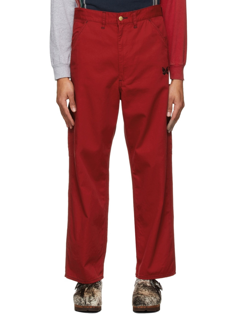 Red SMITH'S Edition Painter Trousers - 1