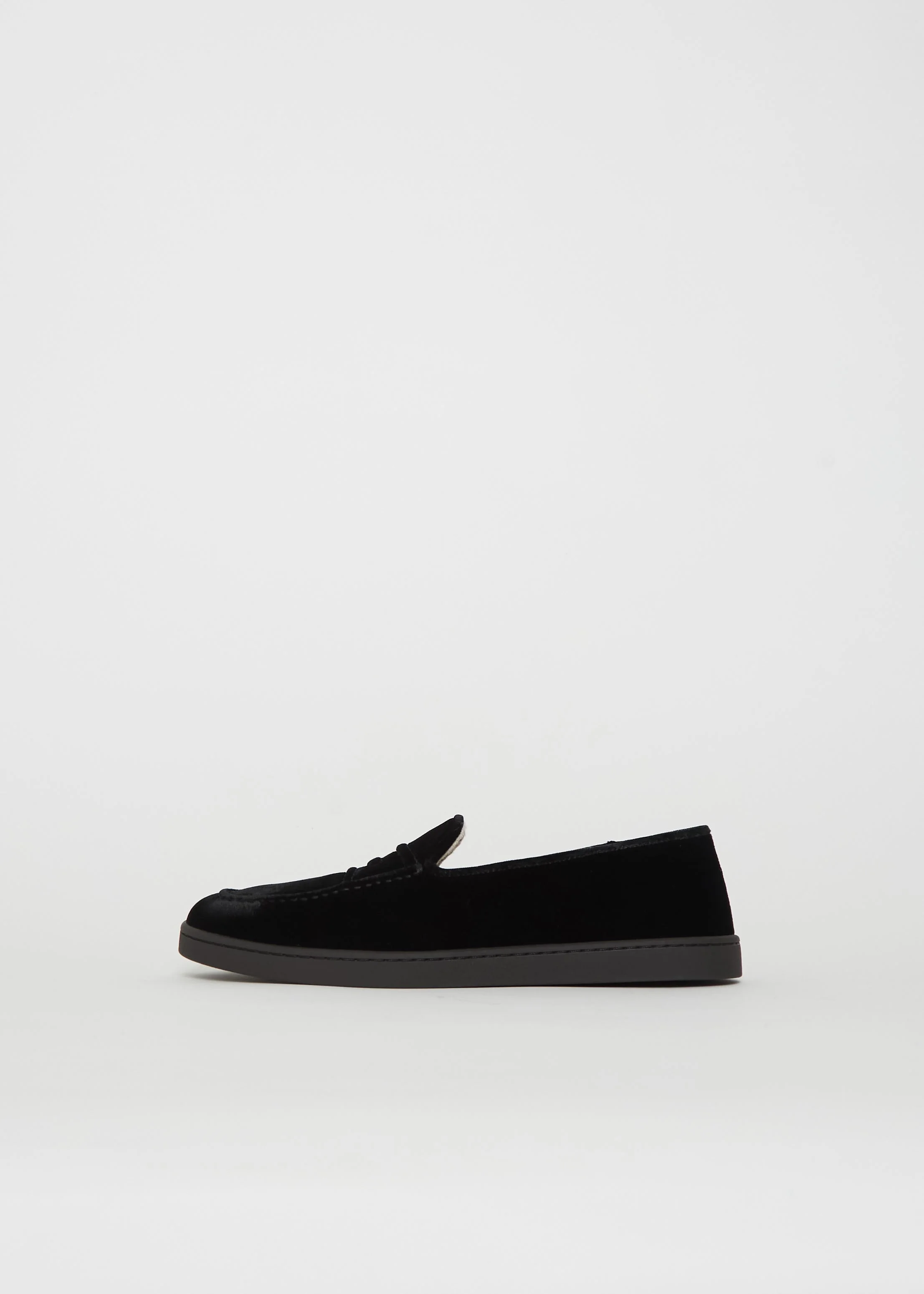 Peebles Velvet Loafer - 1