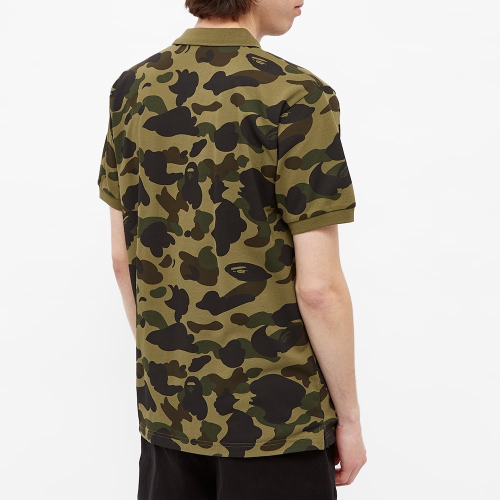 A Bathing Ape 1st Camo Bape Patched Polo - 5