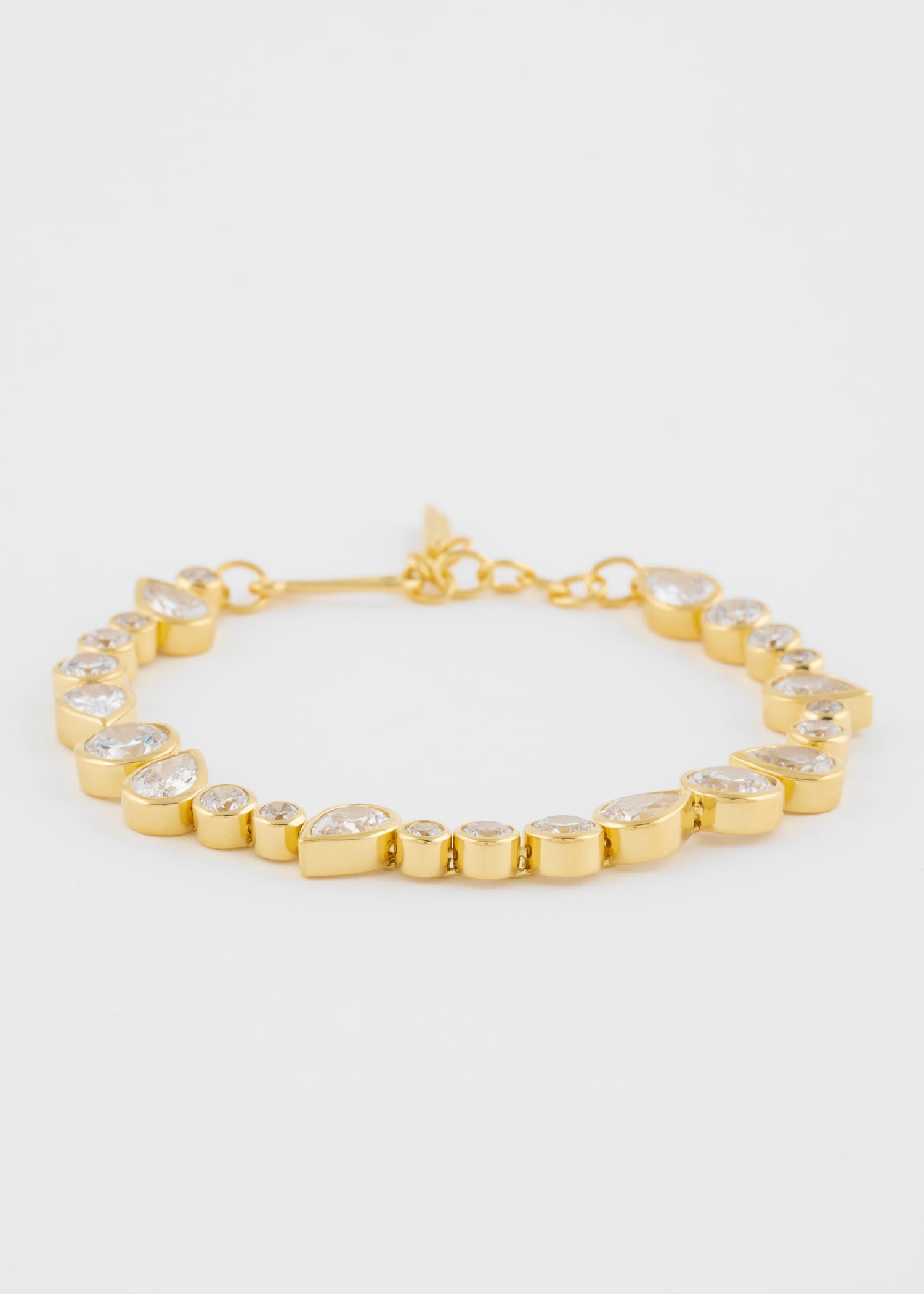 Cubic Zirconia and Gold Vermeil Bracelet by Completedworks - 2