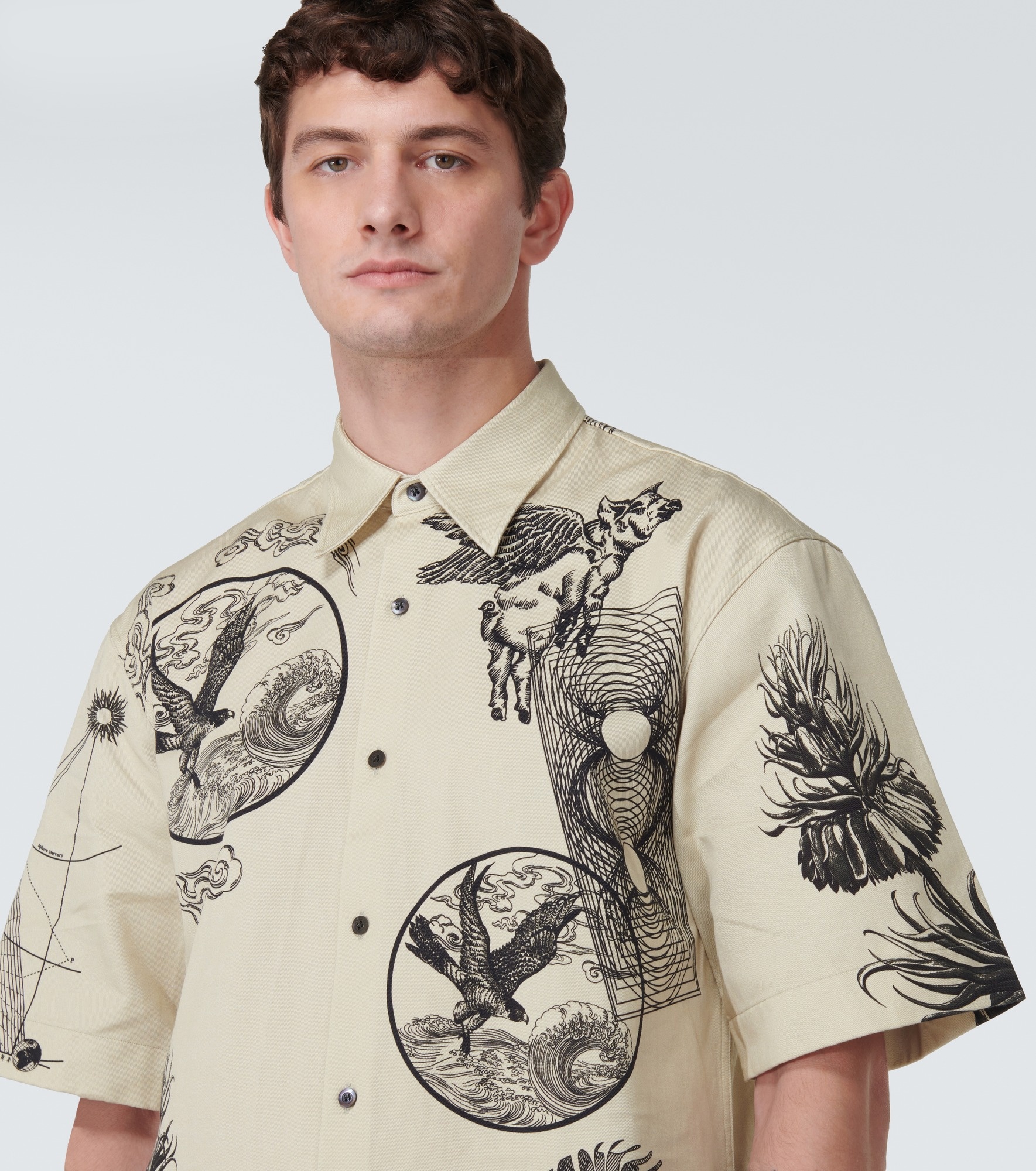 Cassidye printed cotton poplin shirt - 5