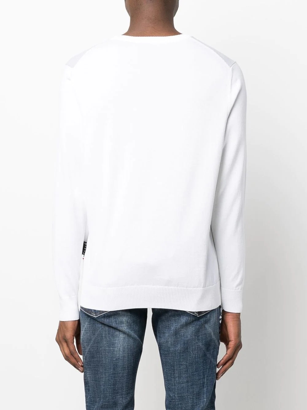 logo-print crew neck sweatshirt - 4