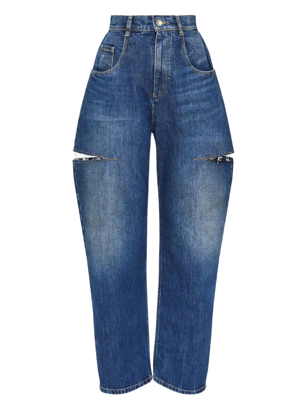 MAISON MARGIELA - Women Cut-Out Jeans - 5