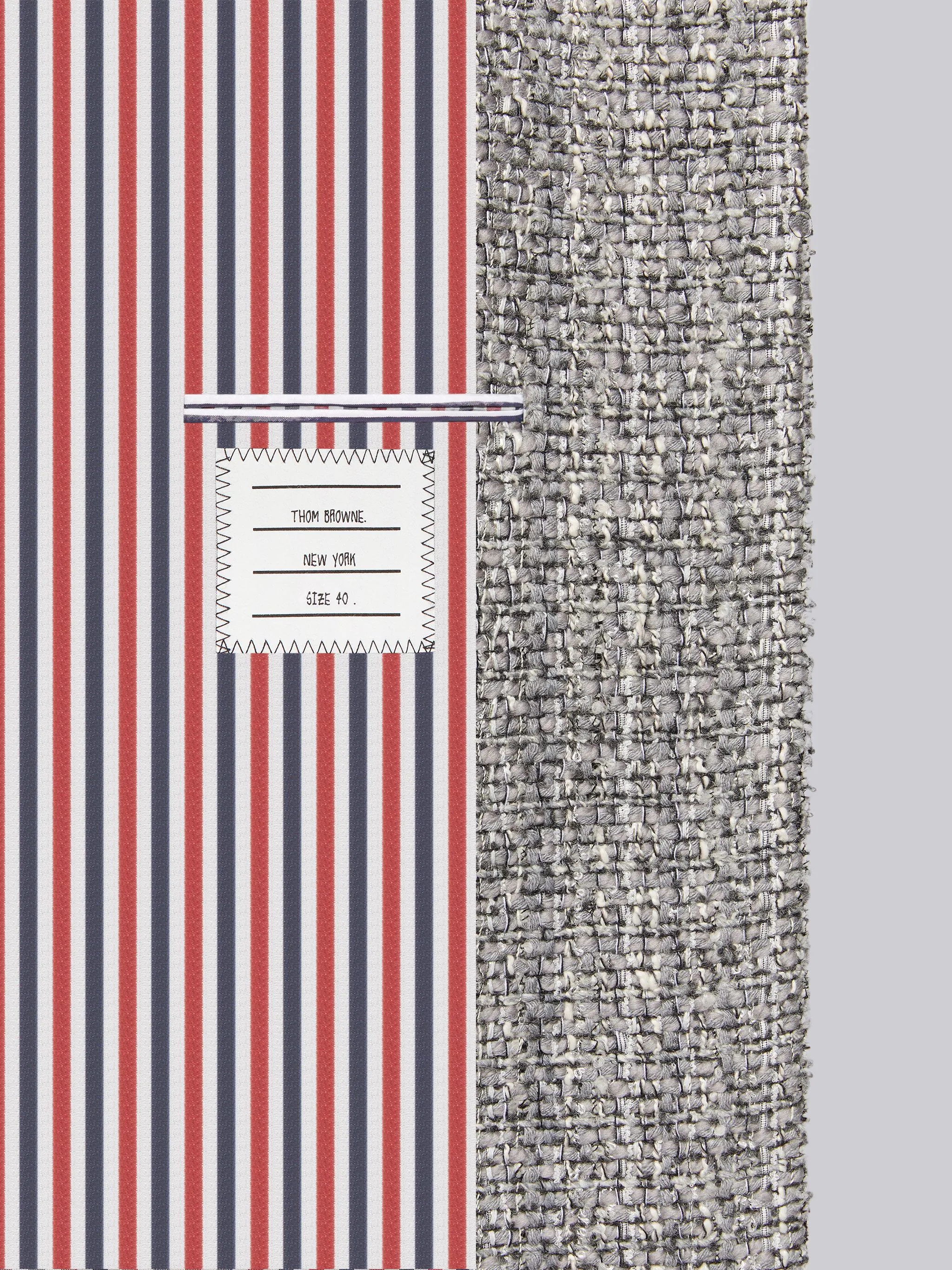 Medium Grey Melange Look Solid Tweed Semi-constructed Cardigan Overcoat - 6