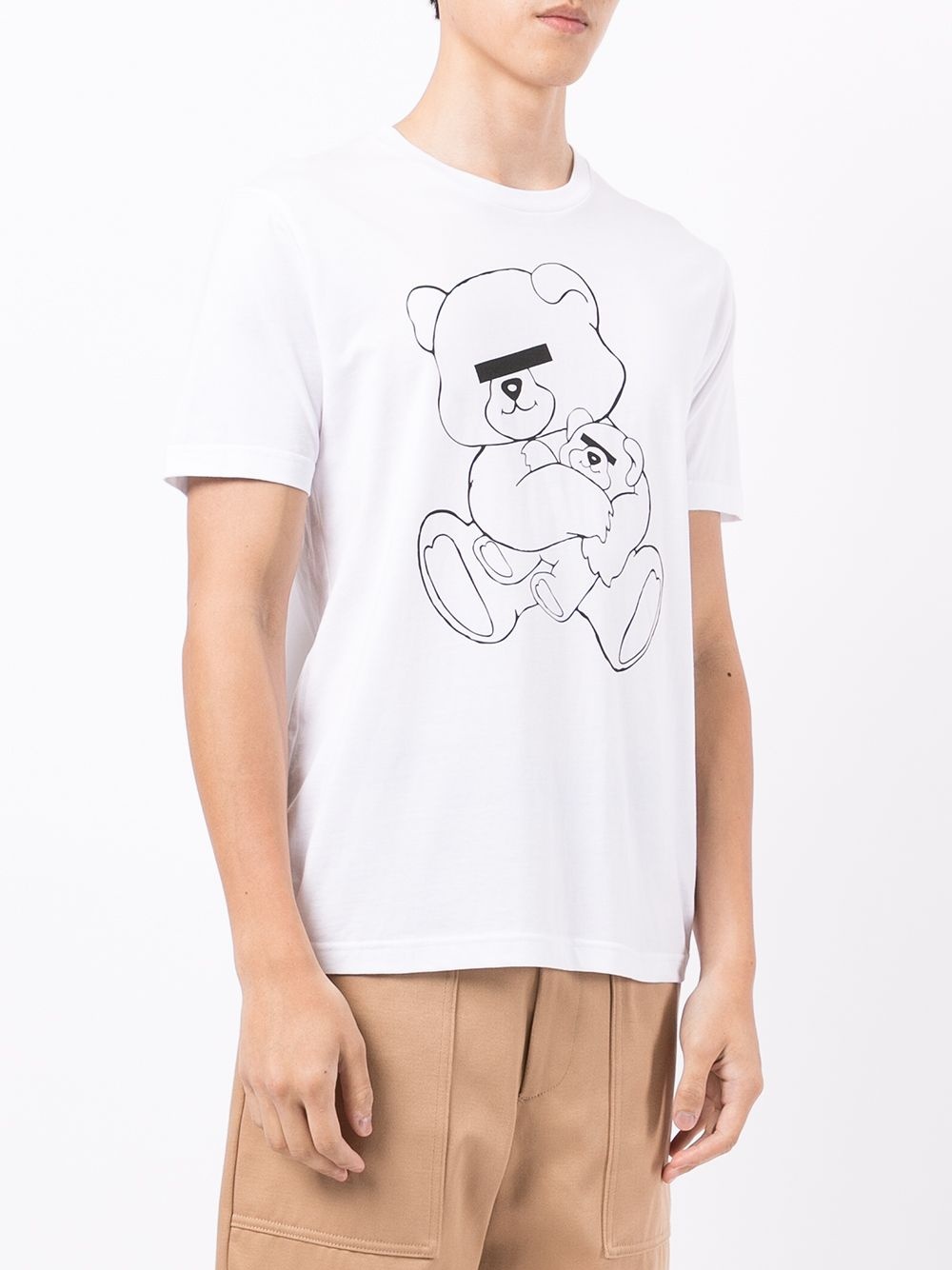 teddy bear print T-shirt - 3