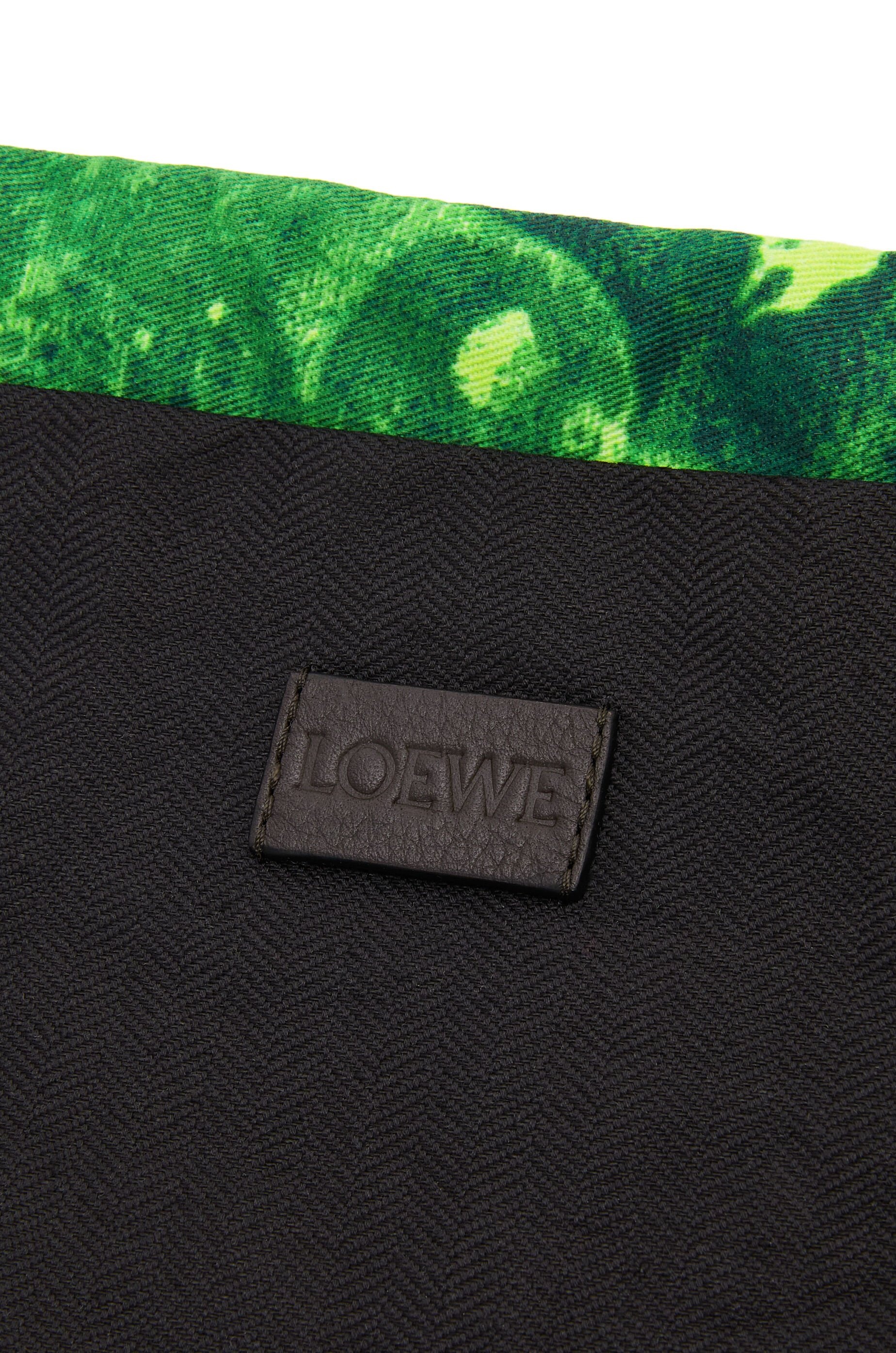 Small drawstring pouch in canvas - 4