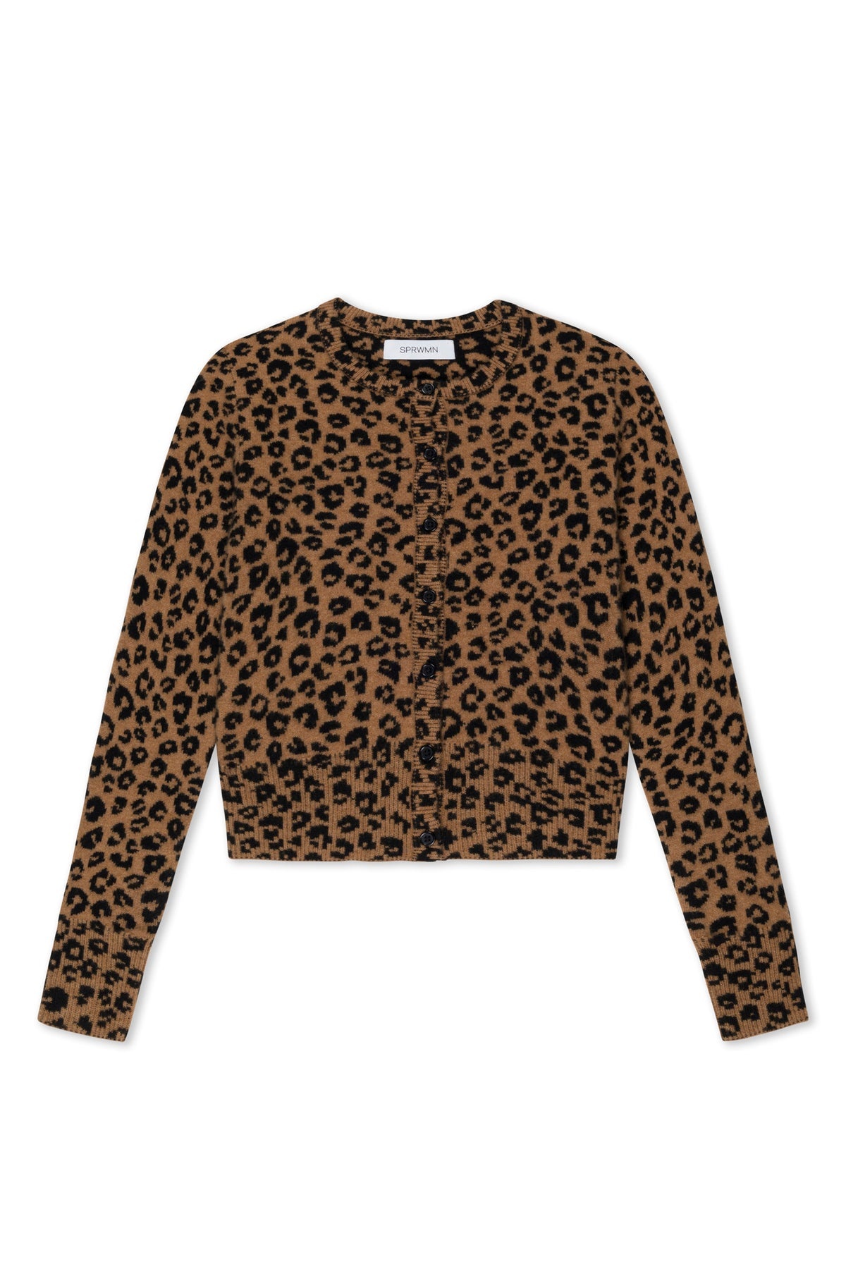 LEOPARD CASHMERE BABY CARDIGAN - 7