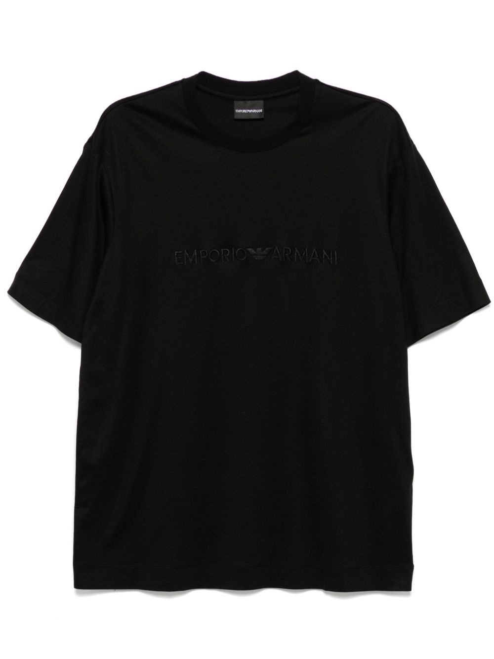 logo-embroidered t-shirt - 1