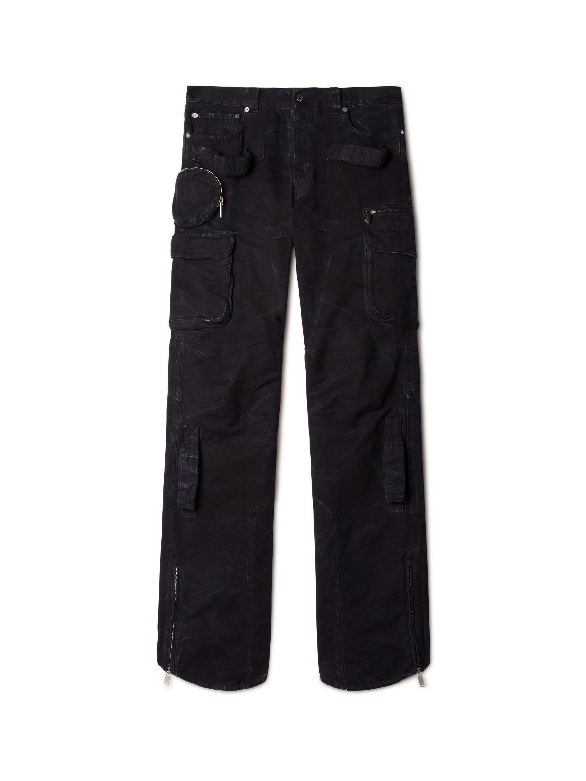 Garmdyed Canv Round Cargo Pa Black No Co - 1