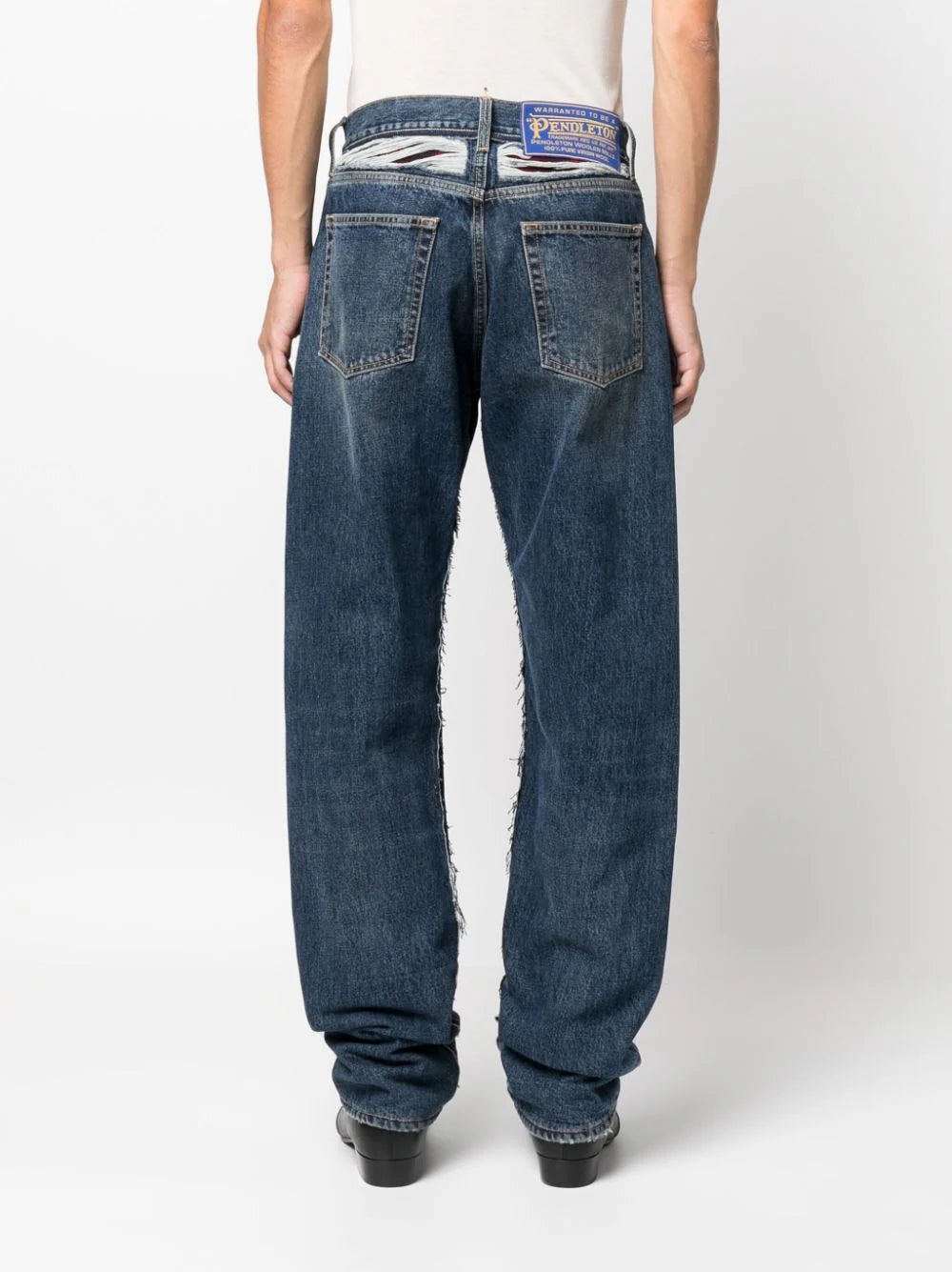 MID-RISE TAPERED-LEG JEANS - 4