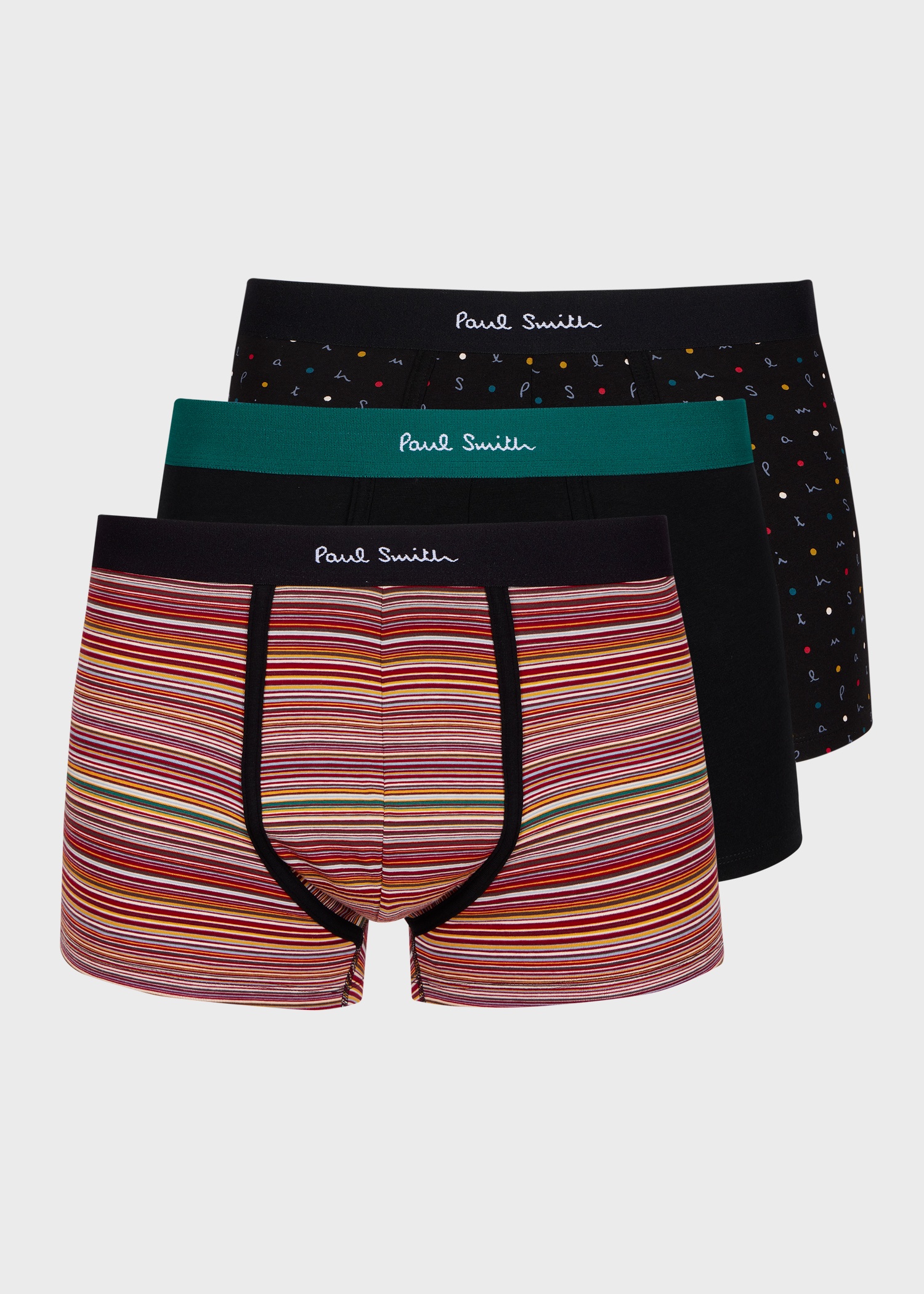 Mixed 'Signature Stripe' and 'PS' Logo Boxer Briefs Three Pack - 1