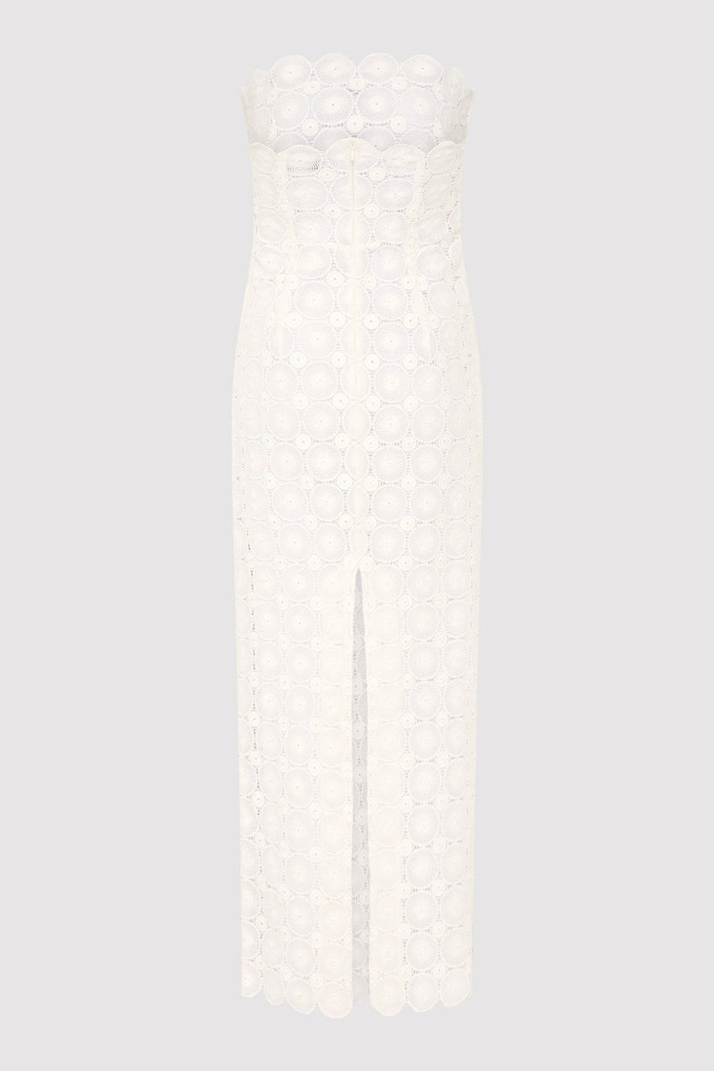 ST. AGNI Doily Column Dress - White outlook