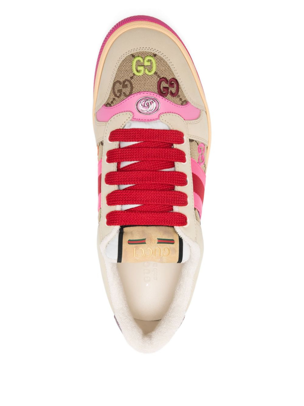 Gucci Women Screener Leather Sneakers - 2