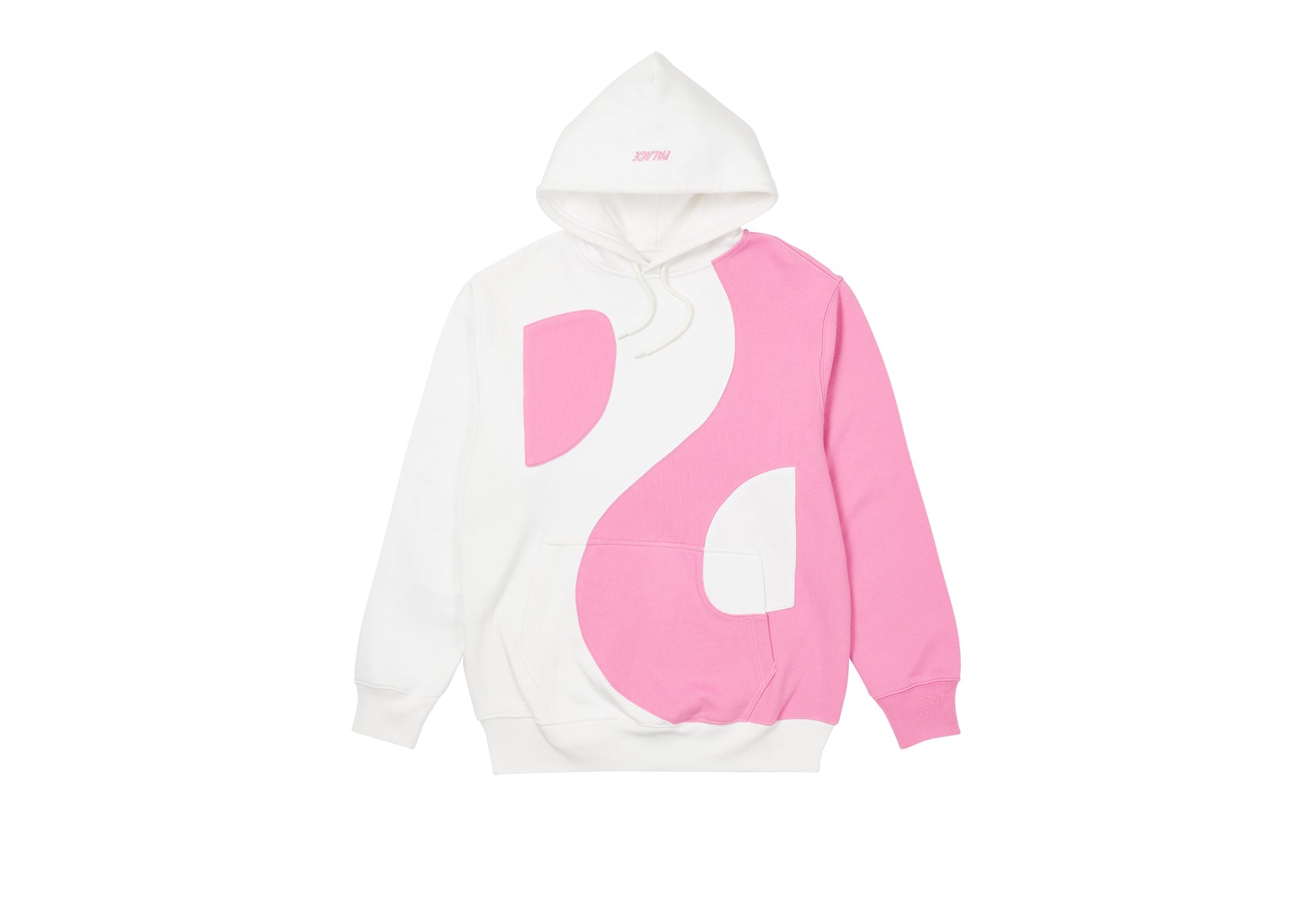 YIN YANG HOOD PINK / WHITE - 1