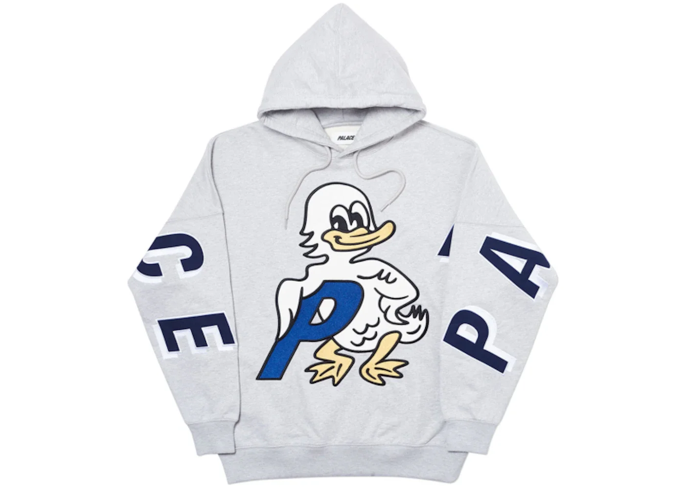 Palace Duck Out Hood Grey Marl - 1