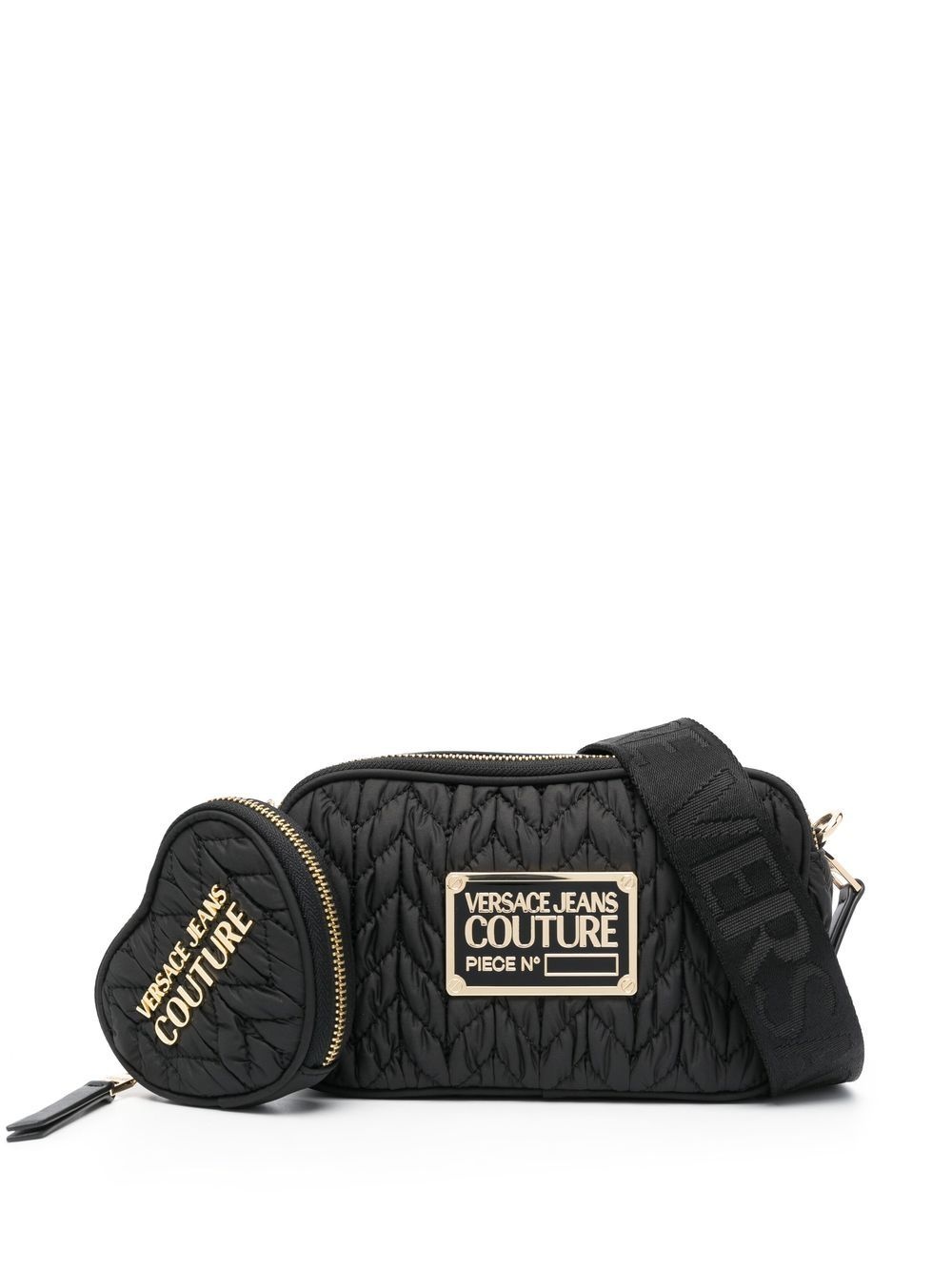 logo plaque cross body bag - 1