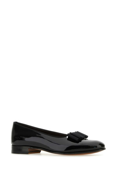 BODE Black leather Opera loafers outlook