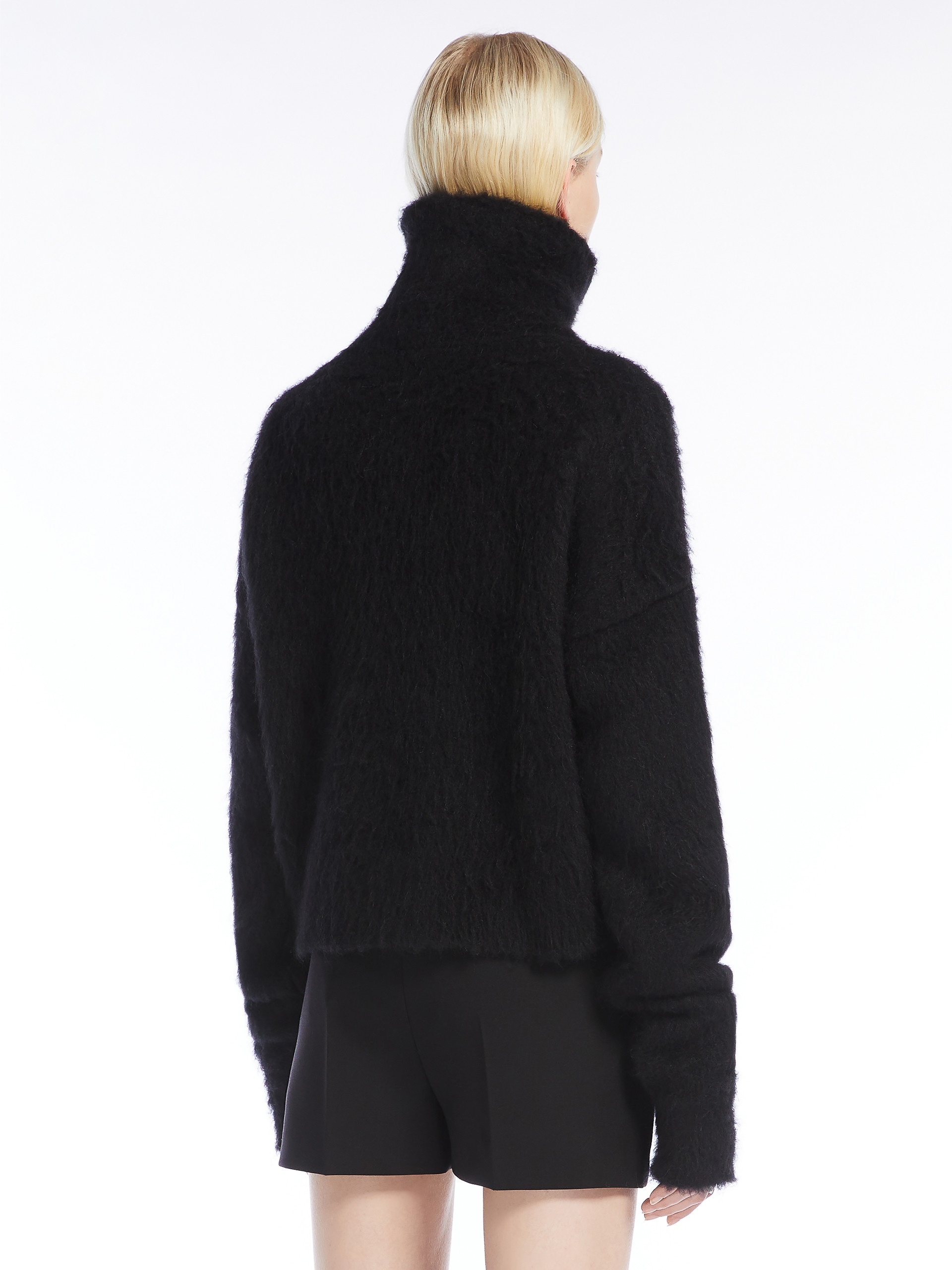 FALCONE Alpaca-blend boxy sweater - 4